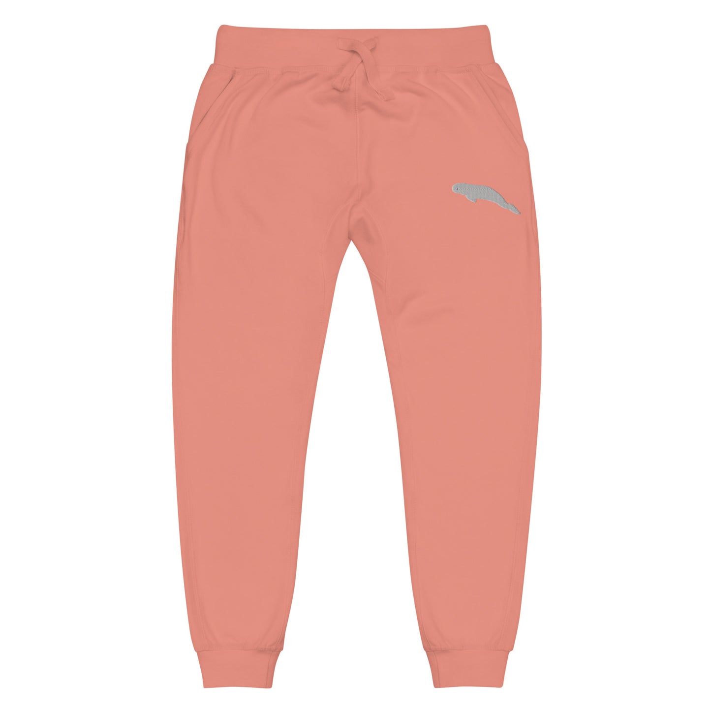 Beluga Whale Unisex Fleece Sweatpants