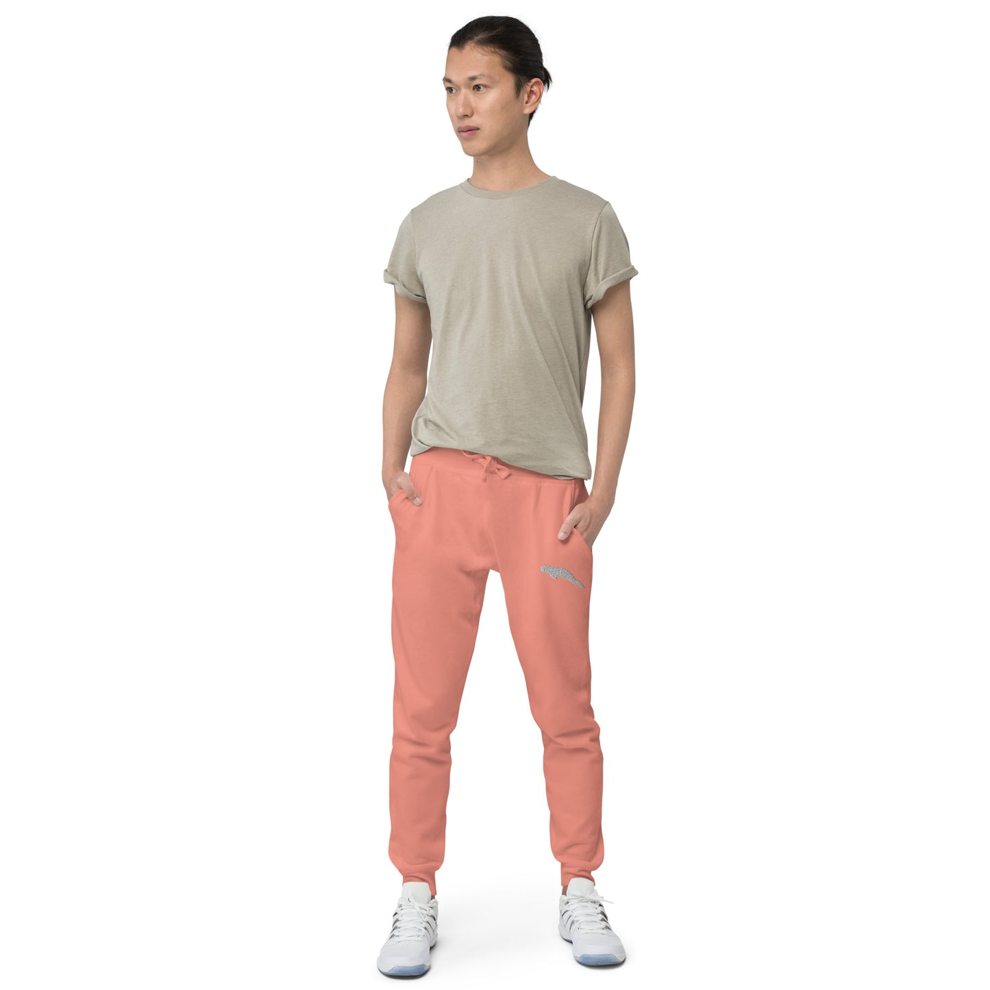 Beluga Whale Unisex Fleece Sweatpants