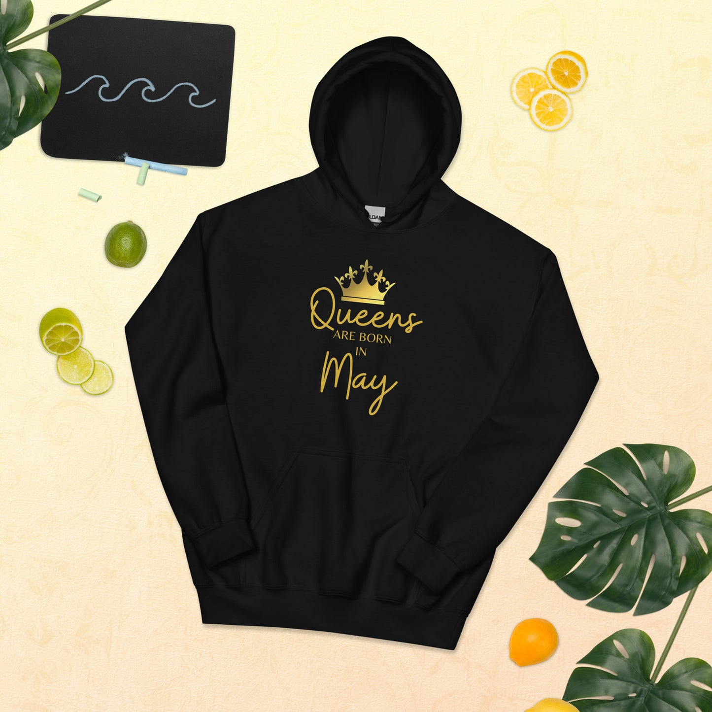 Queens Are Born In May Hoodie Birthday Gift