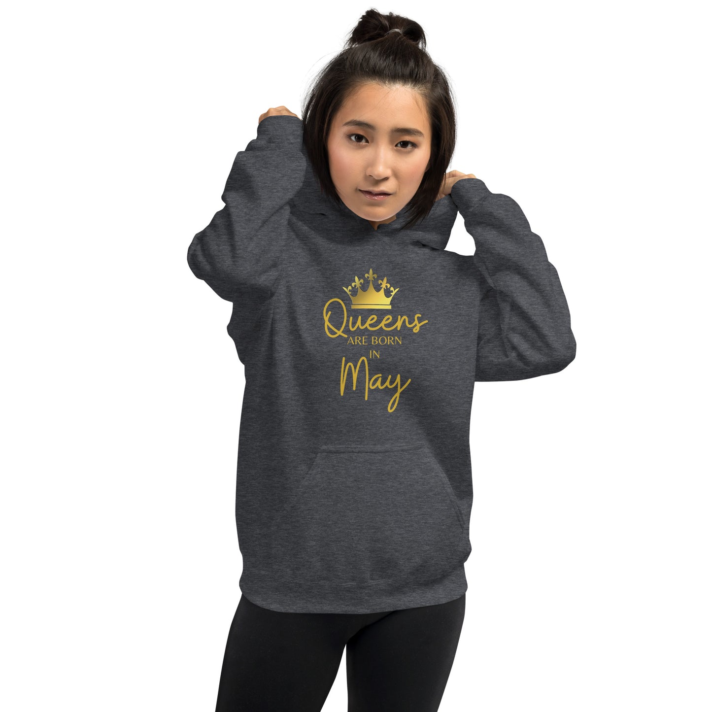 Queens Are Born In May Hoodie Birthday Gift