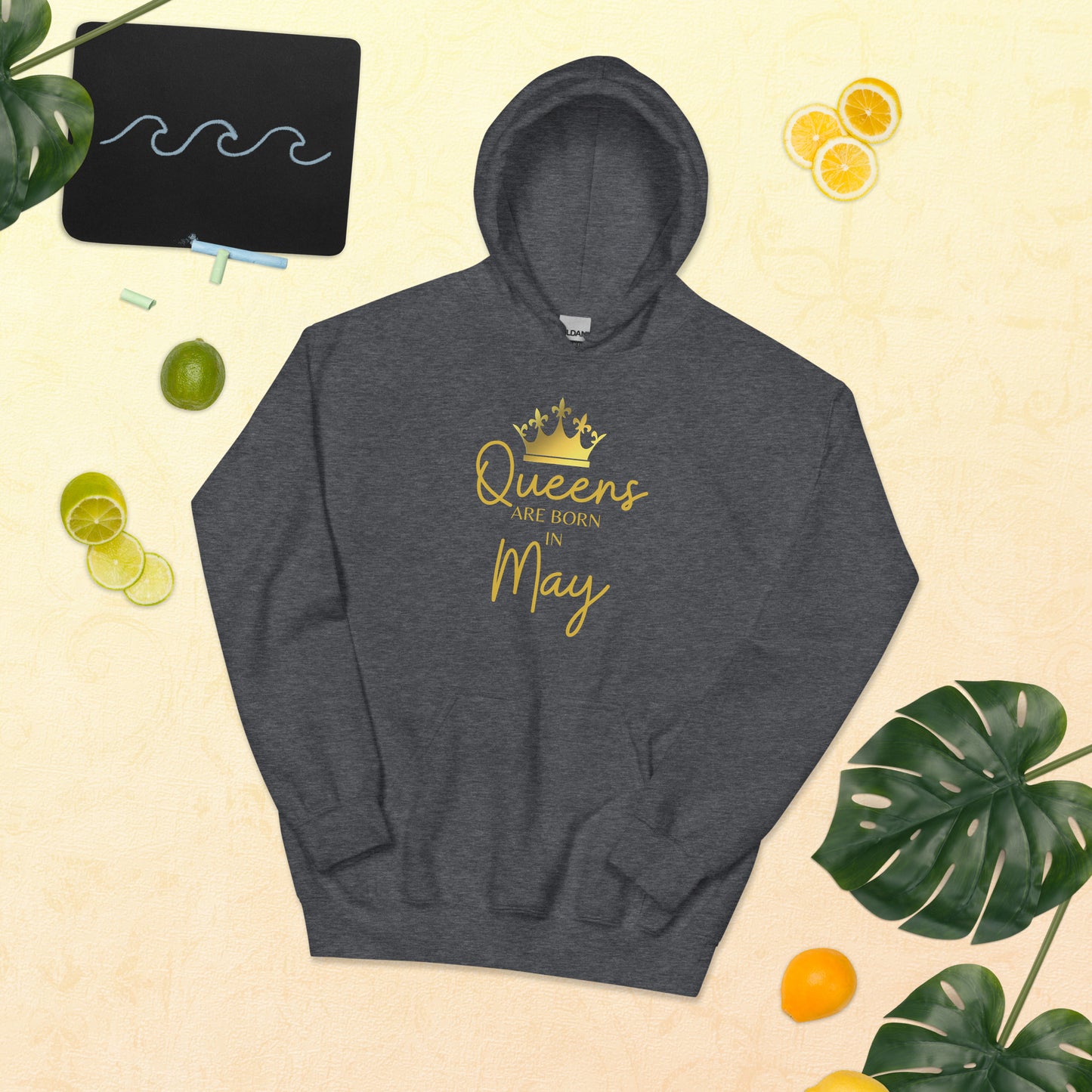 Queens Are Born In May Hoodie Birthday Gift