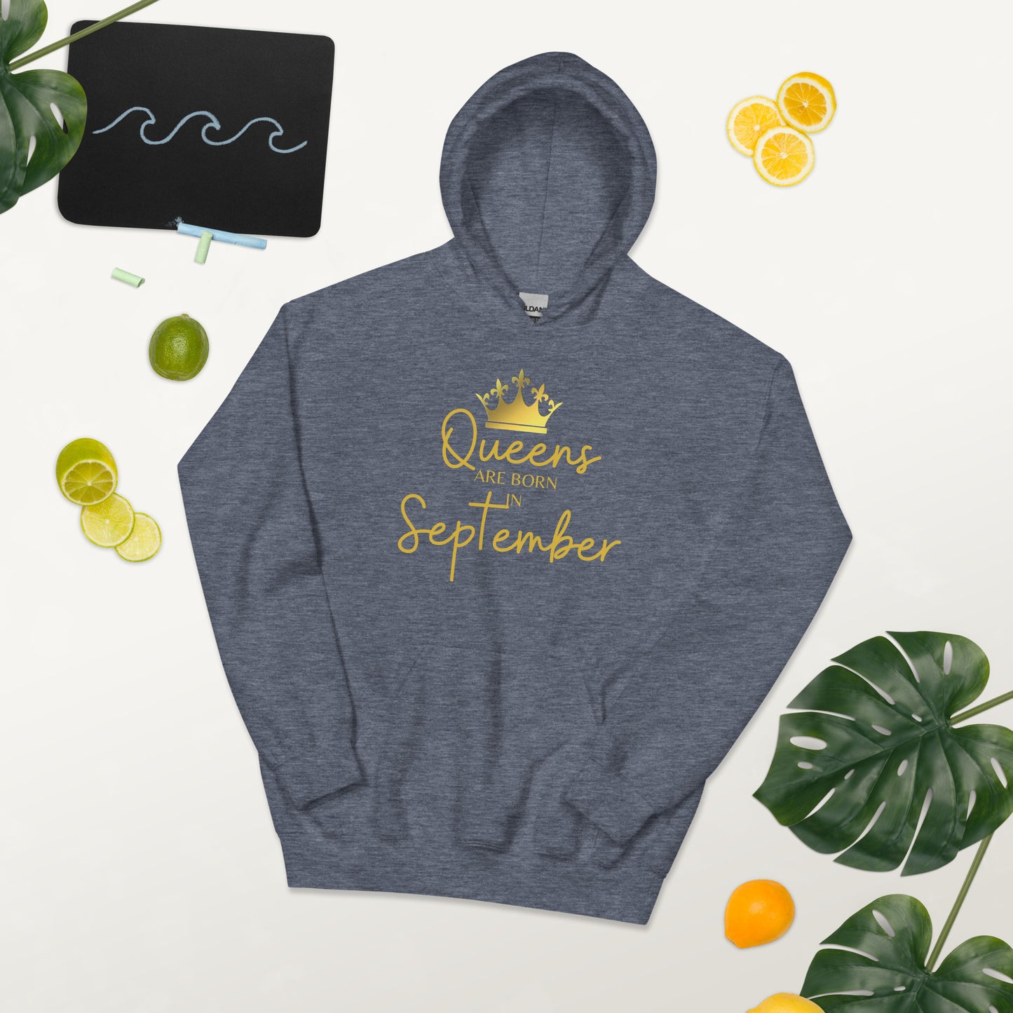 Queens Are Born In September Hoodie Birthday Gift