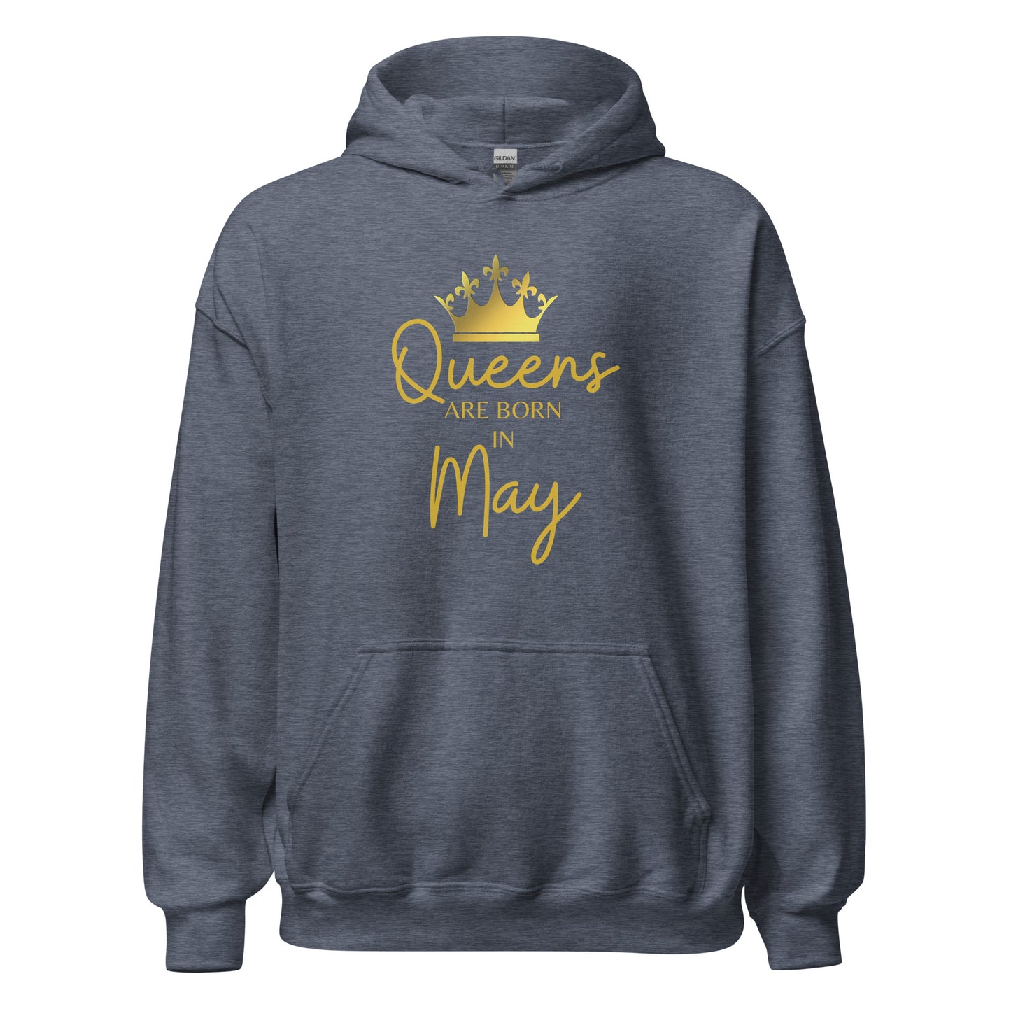 Queens Are Born In May Hoodie Birthday Gift