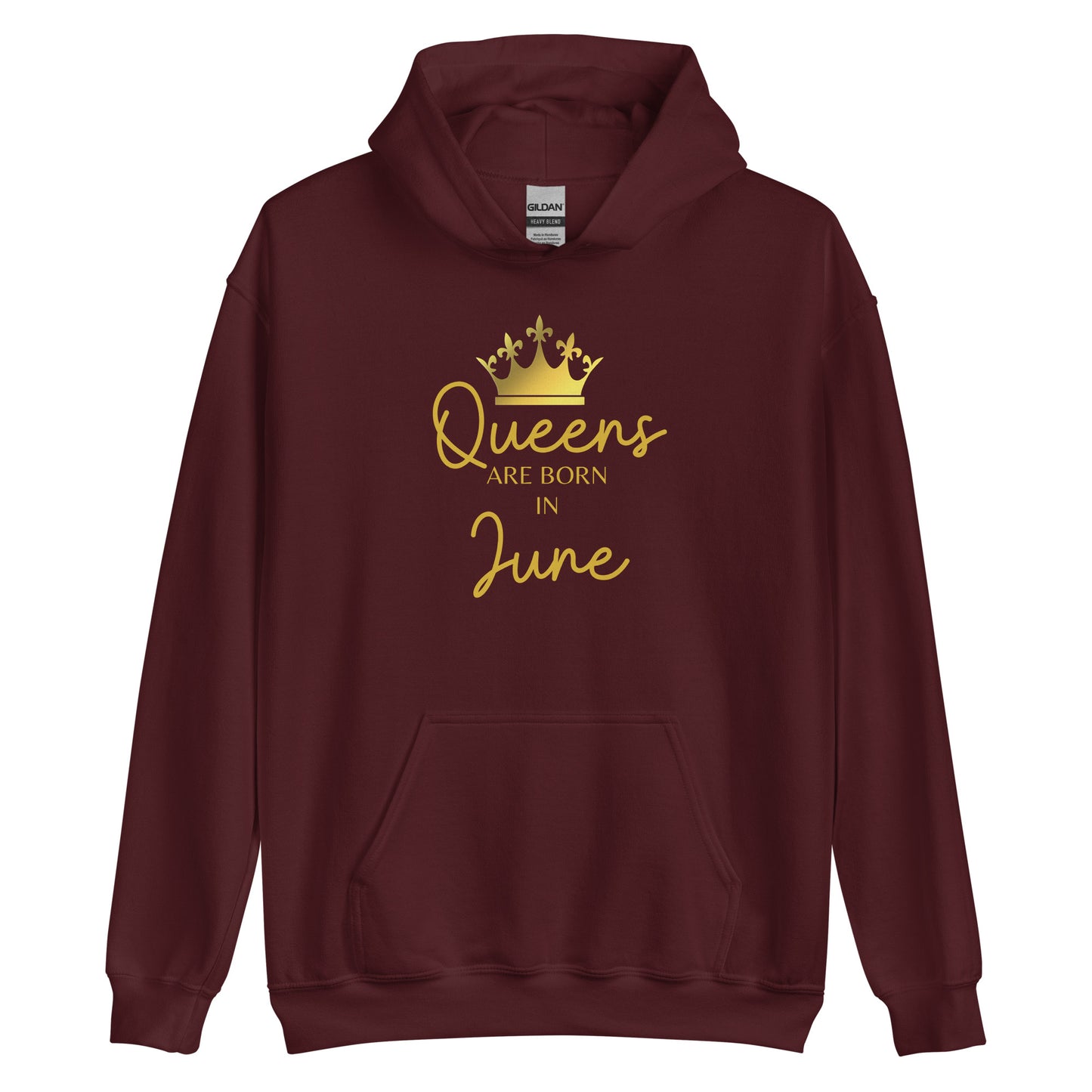 Queens Are Born In June Hoodie Birthday Gift