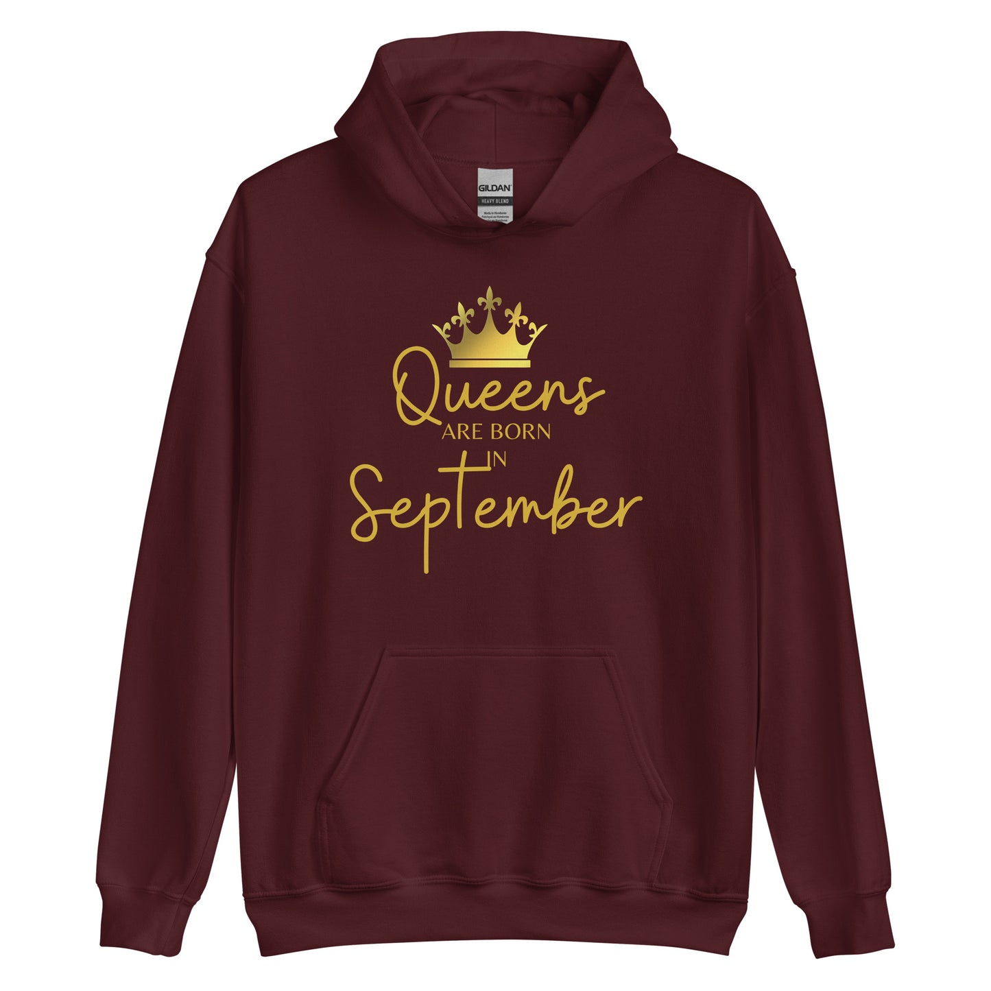 Queens Are Born In September Hoodie Birthday Gift