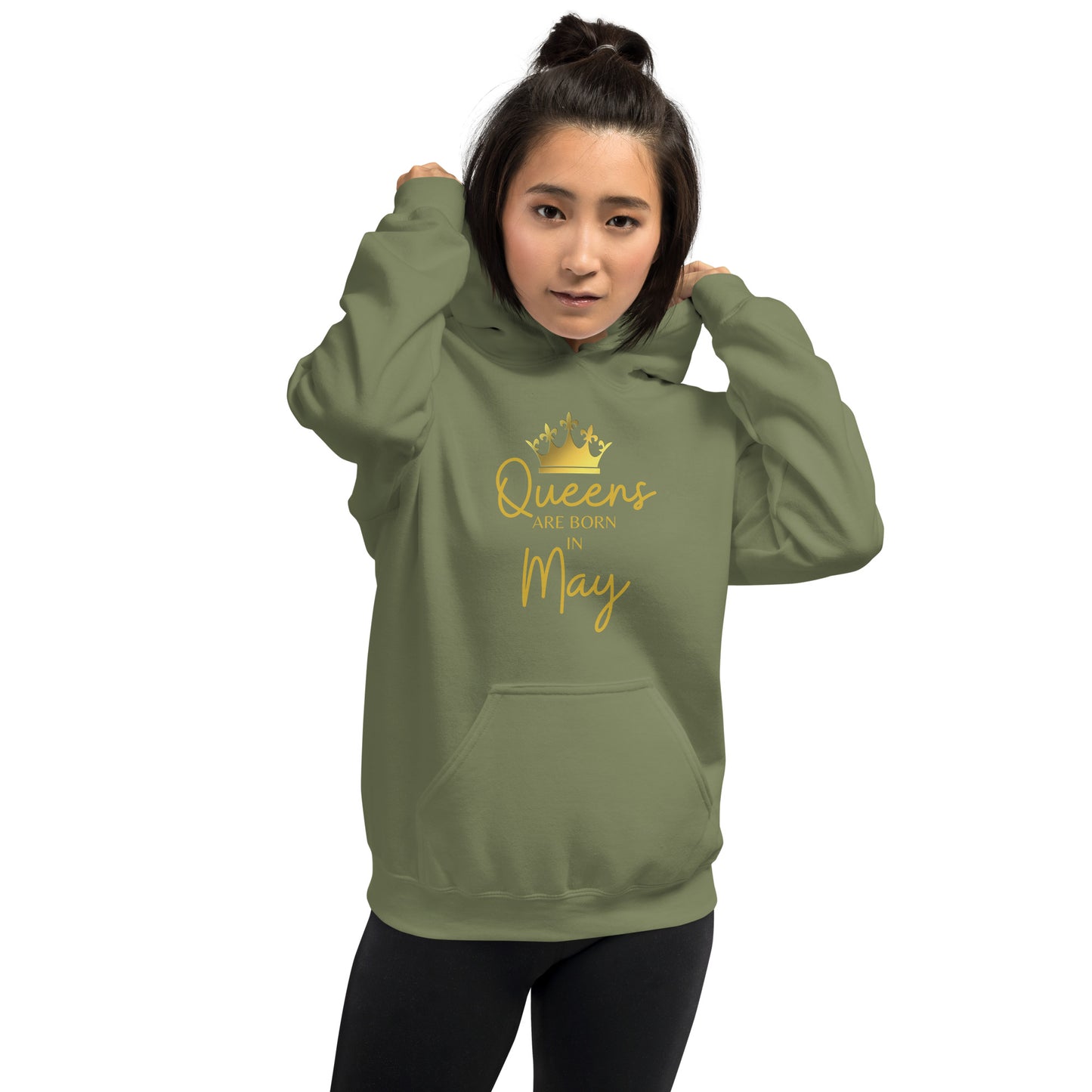 Queens Are Born In May Hoodie Birthday Gift