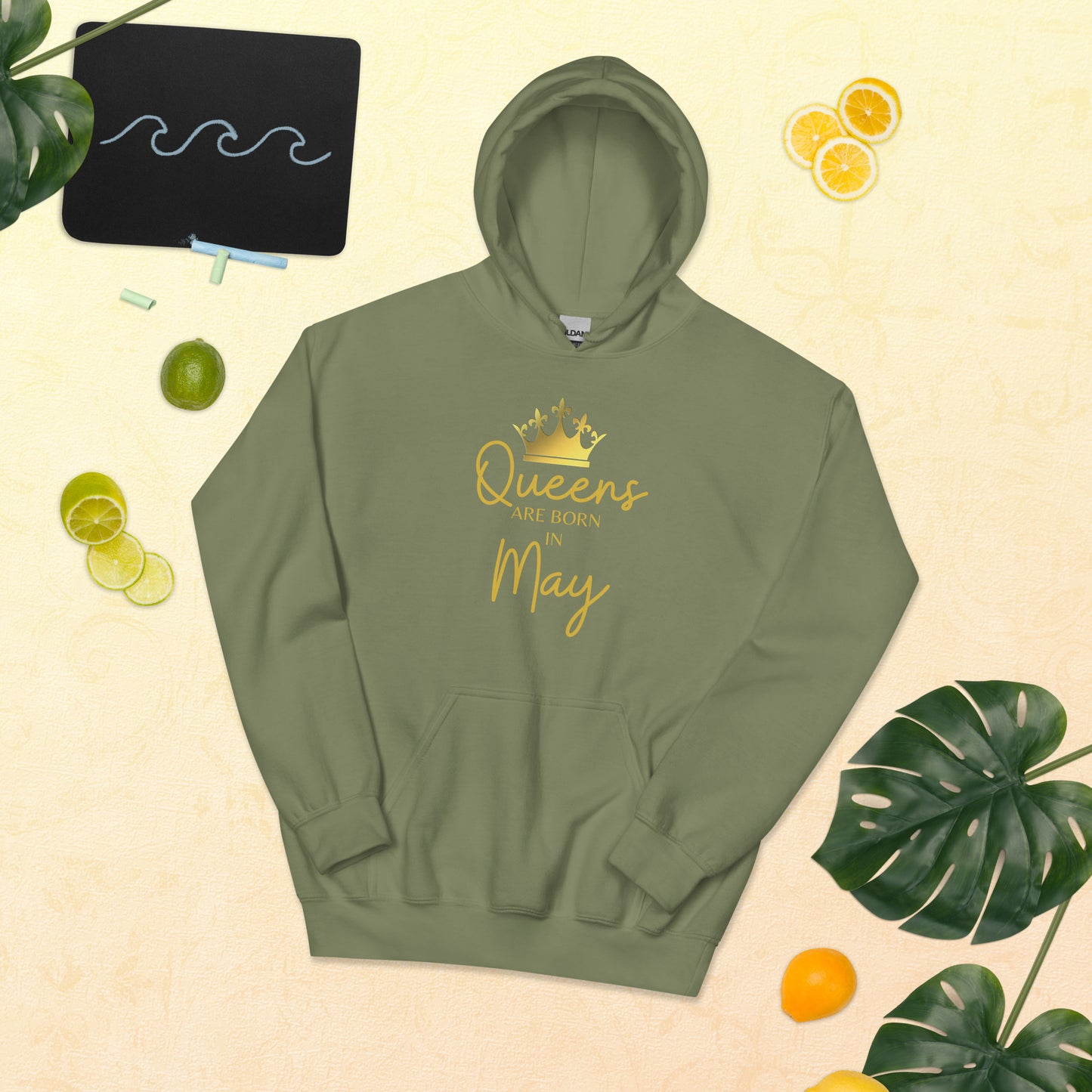 Queens Are Born In May Hoodie Birthday Gift