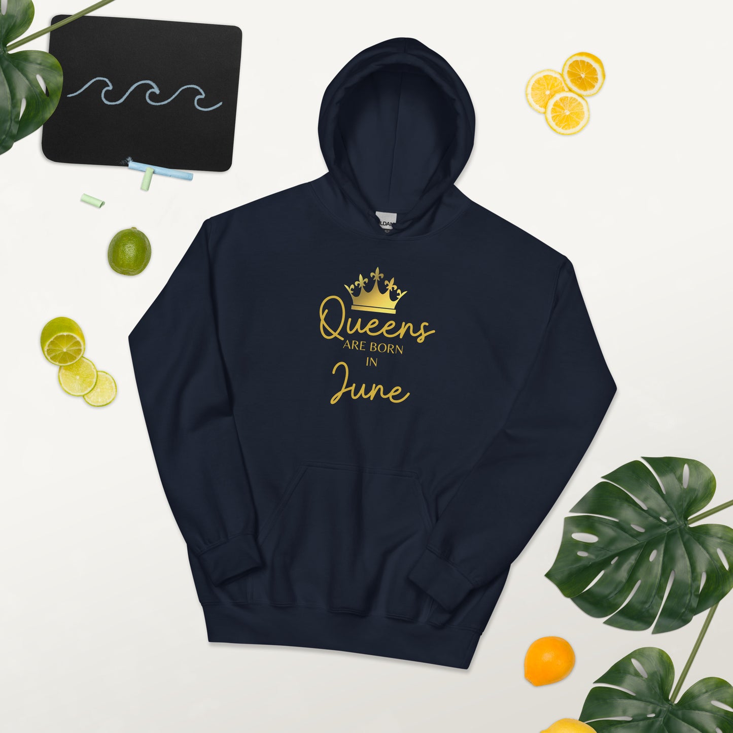 Queens Are Born In June Hoodie Birthday Gift