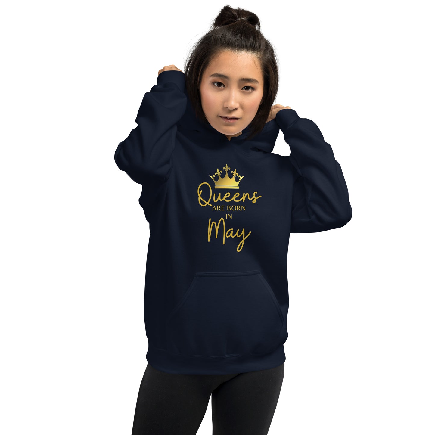 Queens Are Born In May Hoodie Birthday Gift