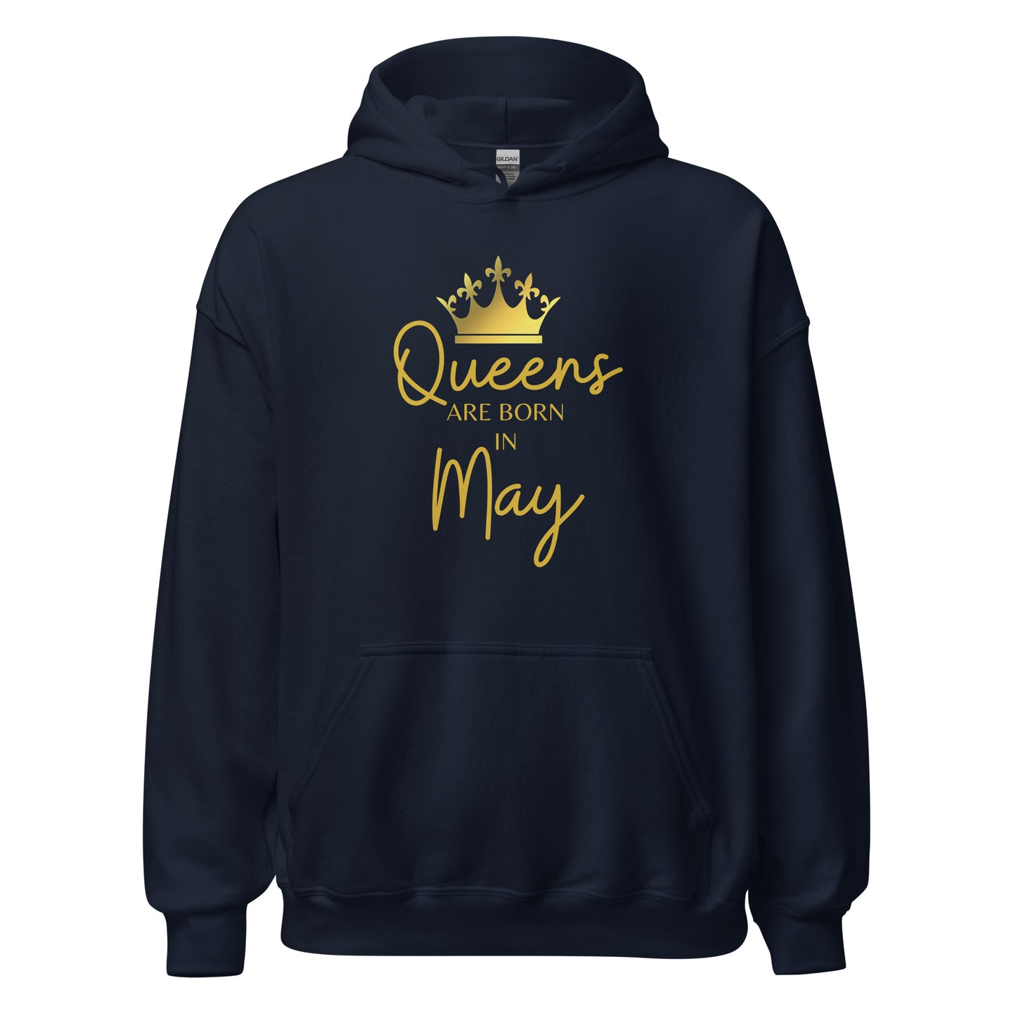 Queens Are Born In May Hoodie Birthday Gift