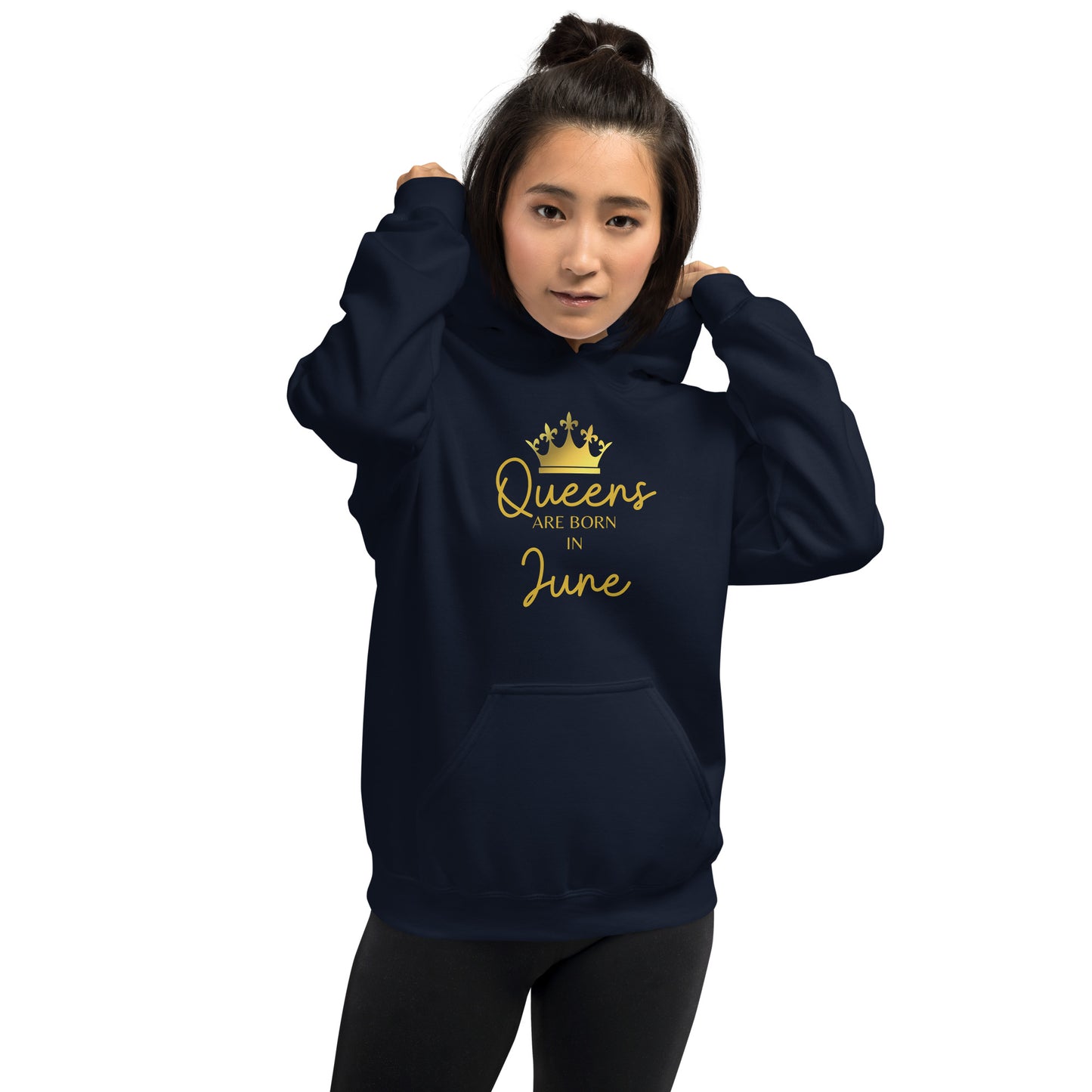 Queens Are Born In June Hoodie Birthday Gift