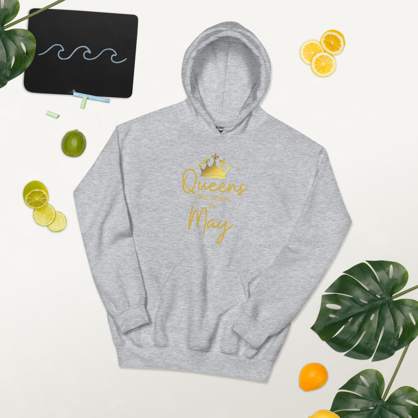 Queens Are Born In May Hoodie Birthday Gift