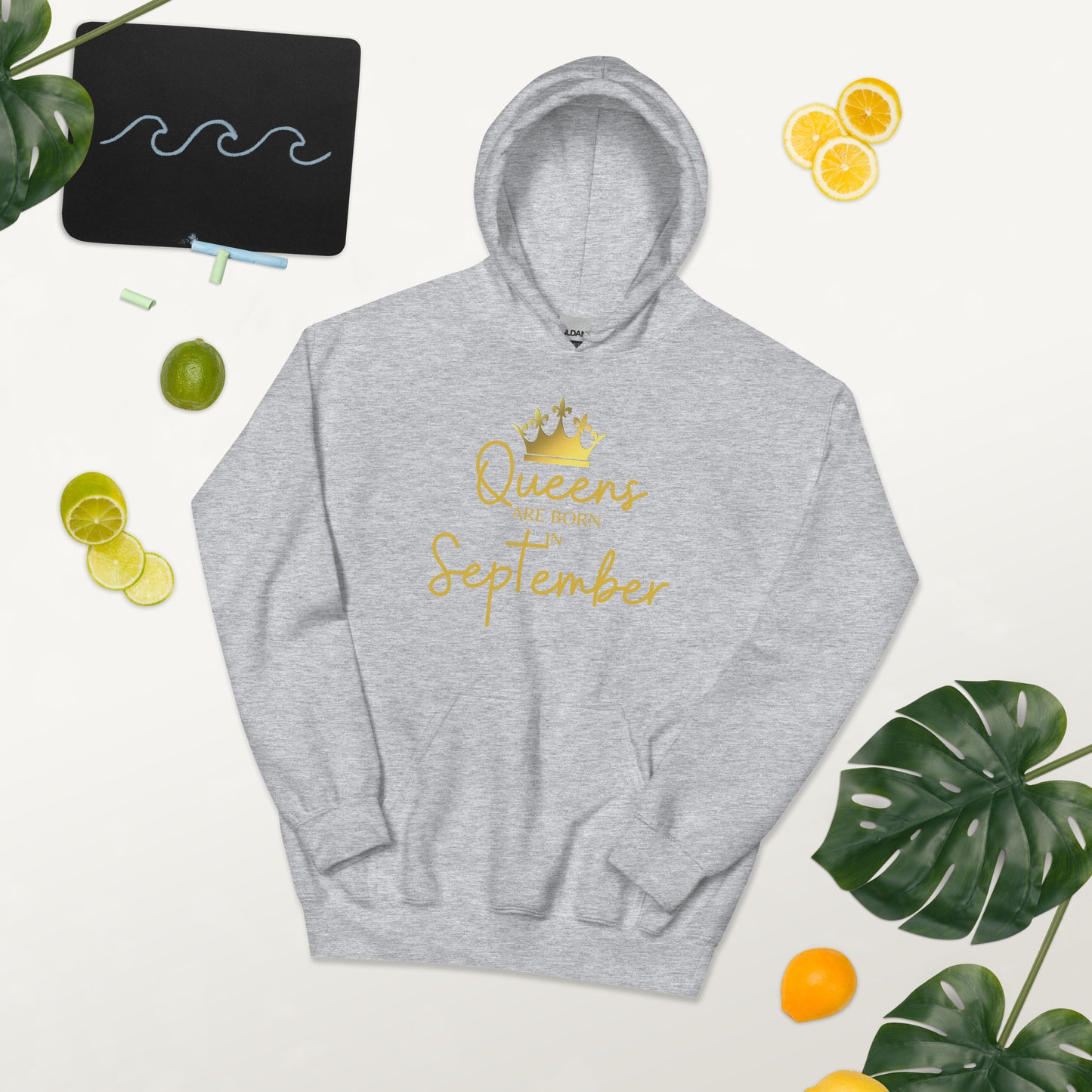 Queens Are Born In September Hoodie Birthday Gift