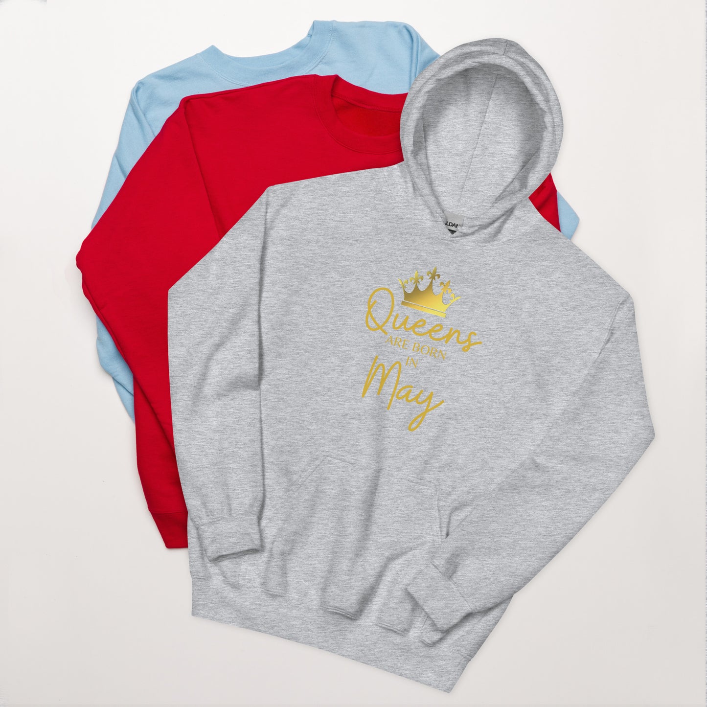 Queens Are Born In May Hoodie Birthday Gift