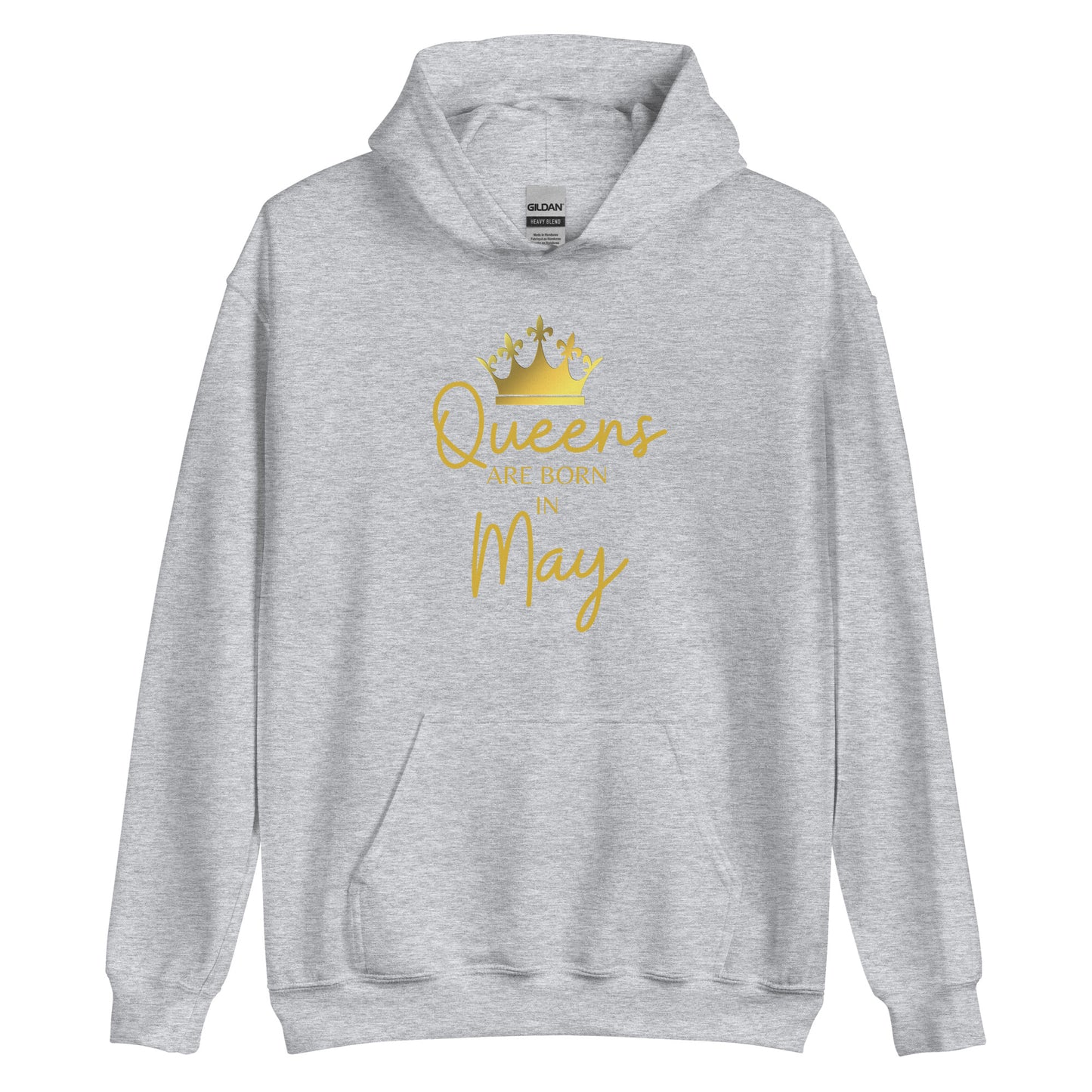 Queens Are Born In May Hoodie Birthday Gift