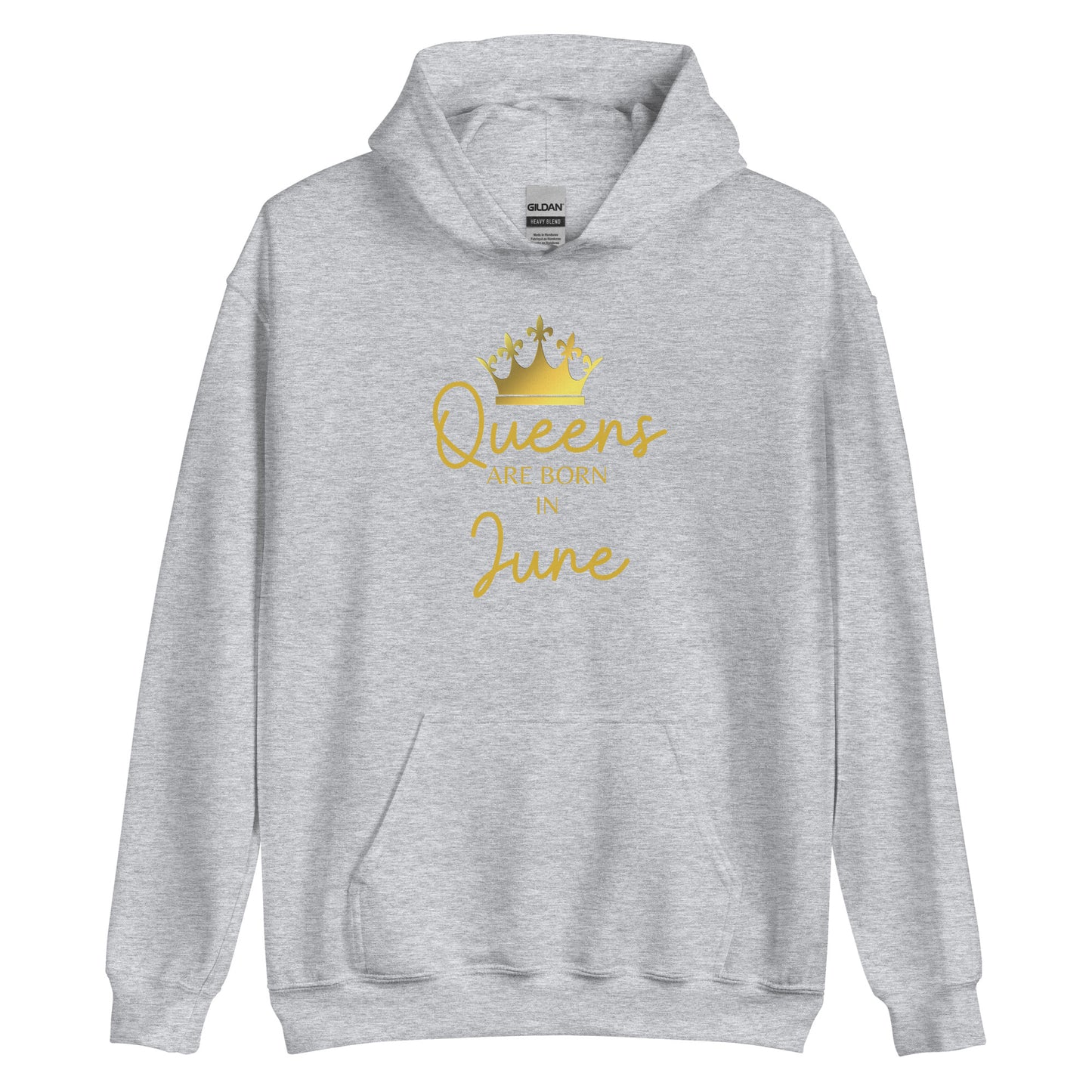 Queens Are Born In June Hoodie Birthday Gift