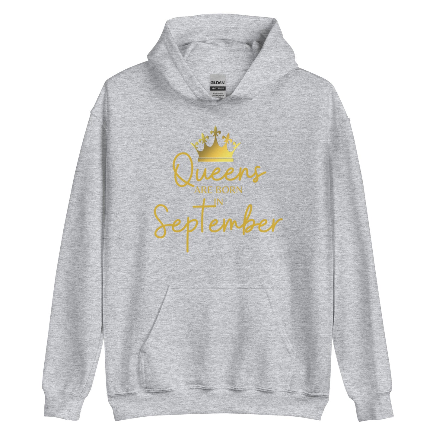 Queens Are Born In September Hoodie Birthday Gift