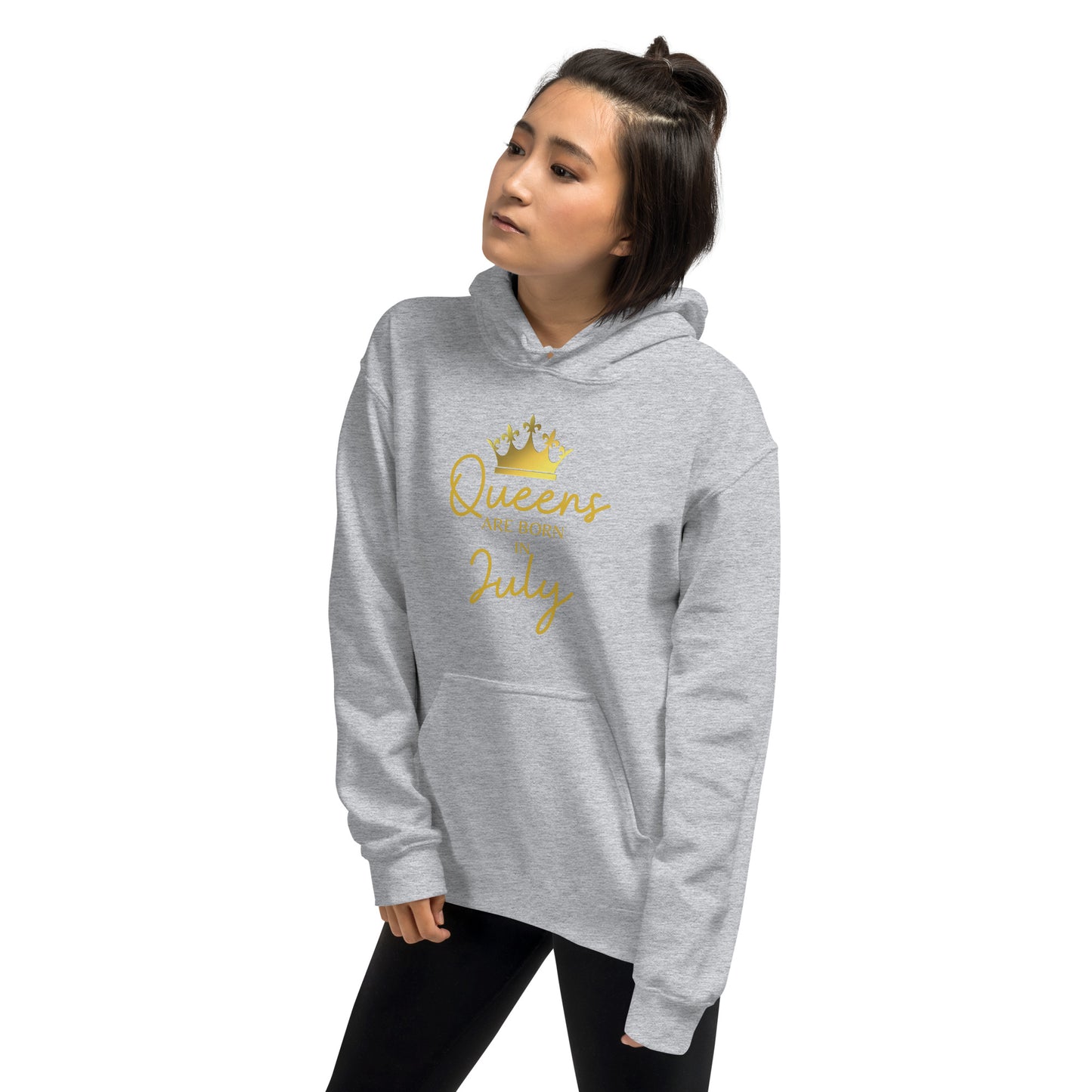 Queens Are Born In July Hoodie Birthday Gift