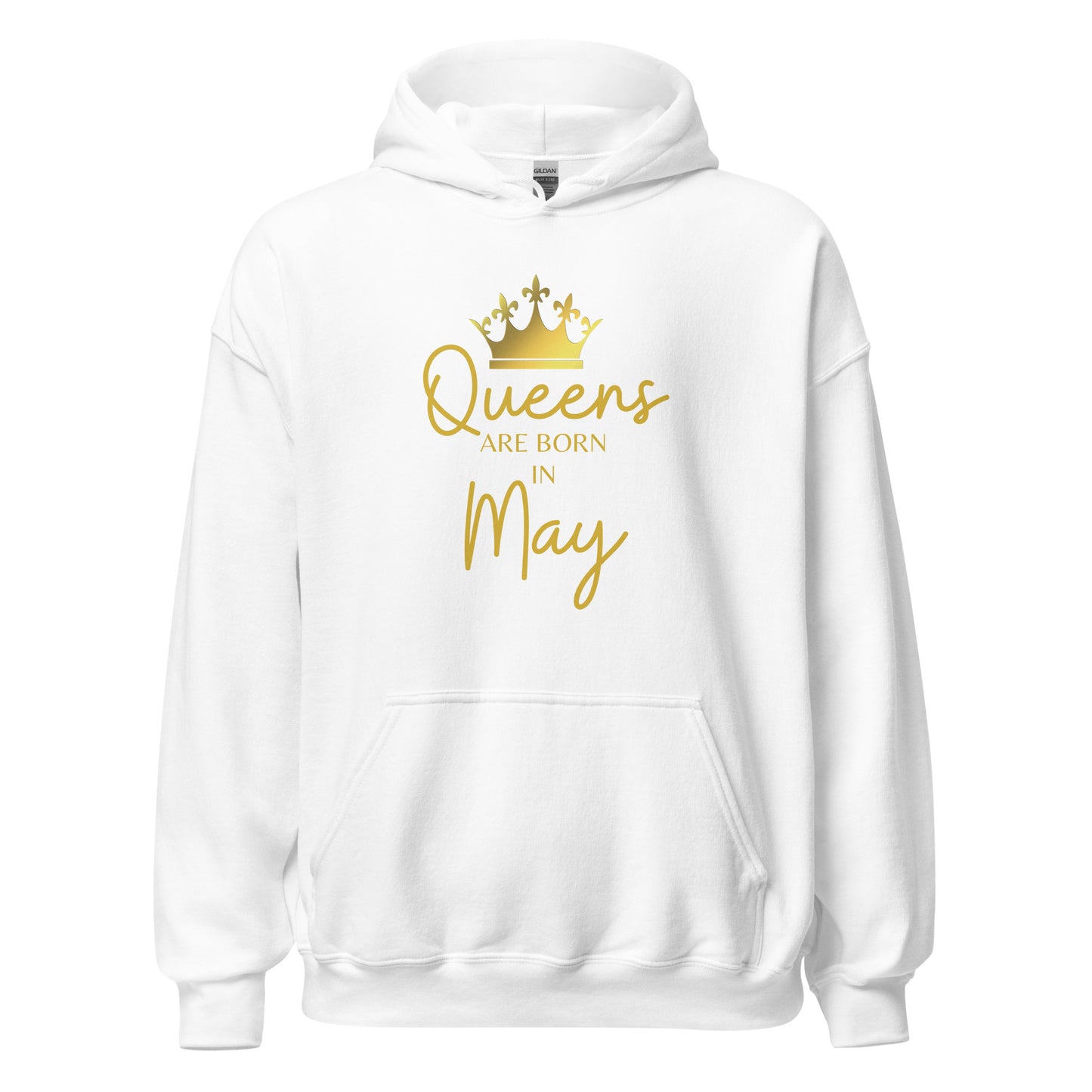 Queens Are Born In May Hoodie Birthday Gift