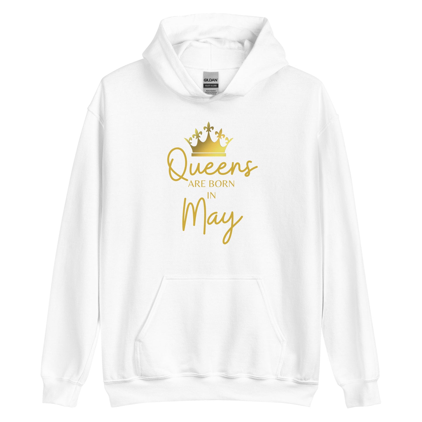 Queens Are Born In May Hoodie Birthday Gift