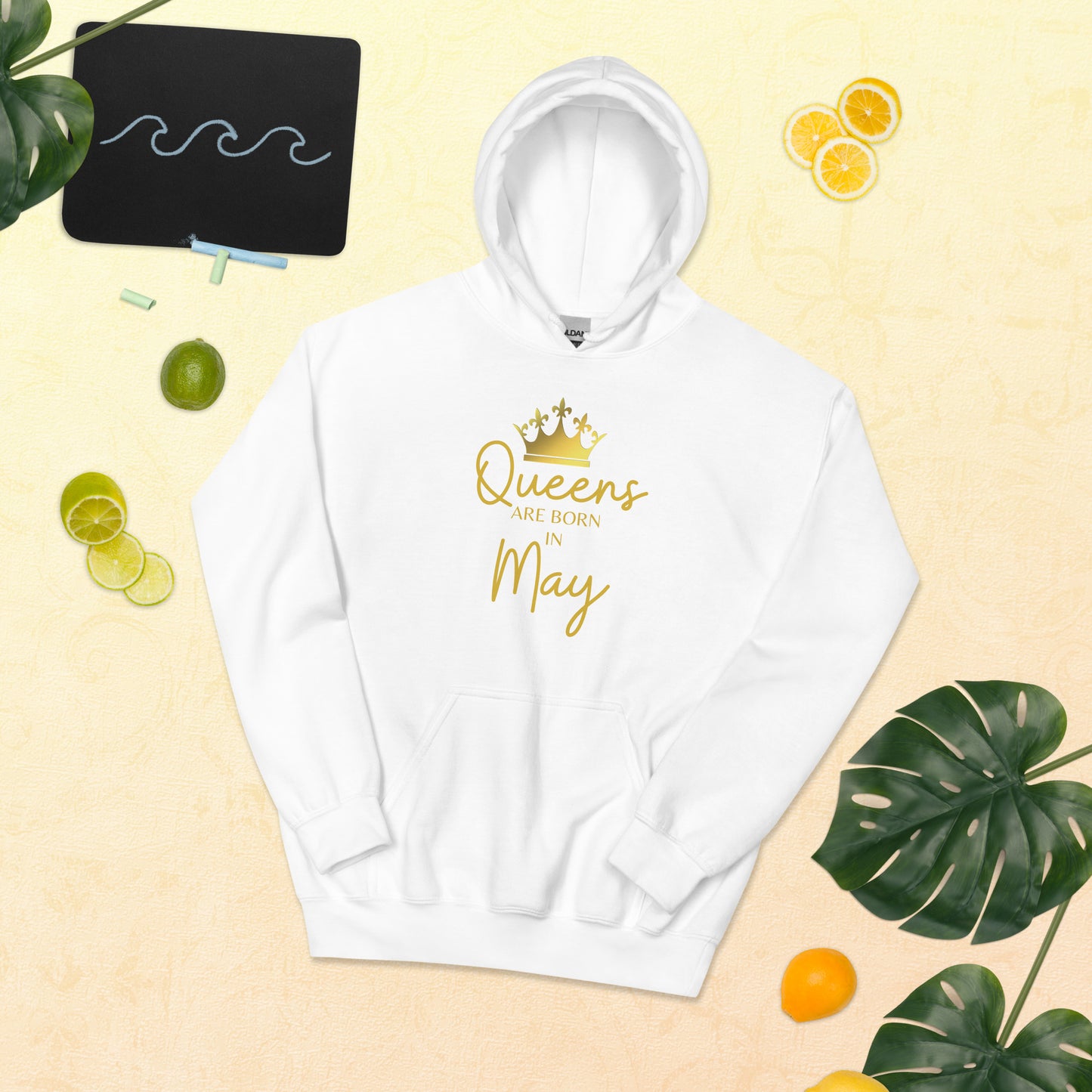 Queens Are Born In May Hoodie Birthday Gift