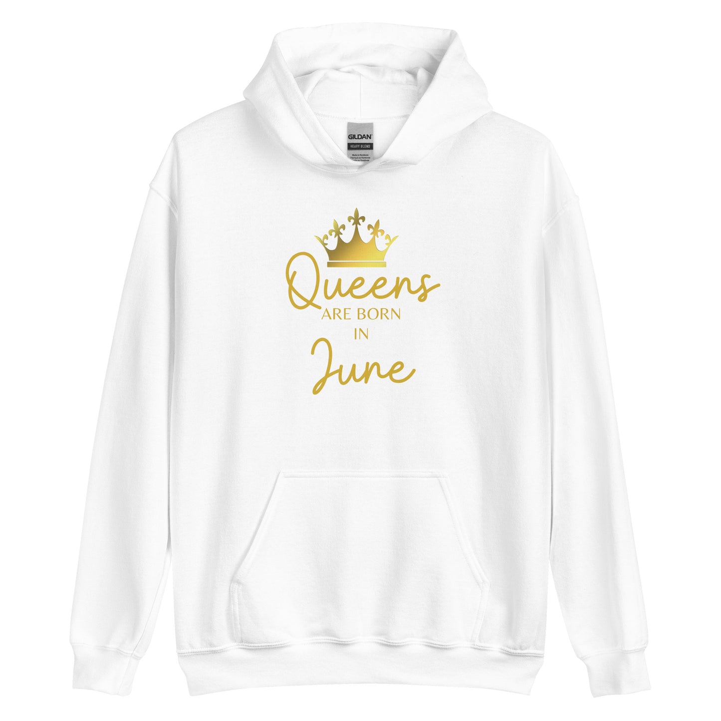 Queens Are Born In June Hoodie Birthday Gift