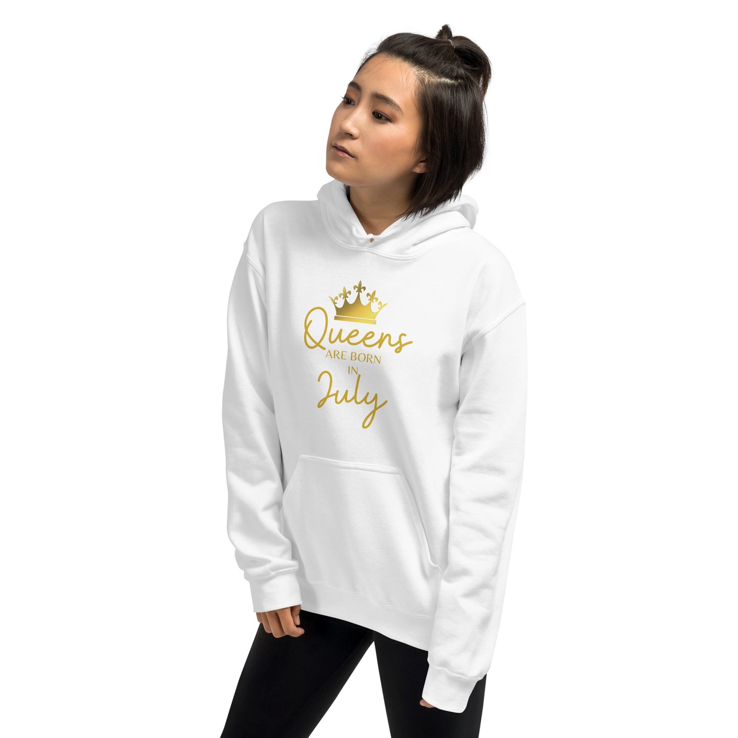 Queens Are Born In July Hoodie Birthday Gift