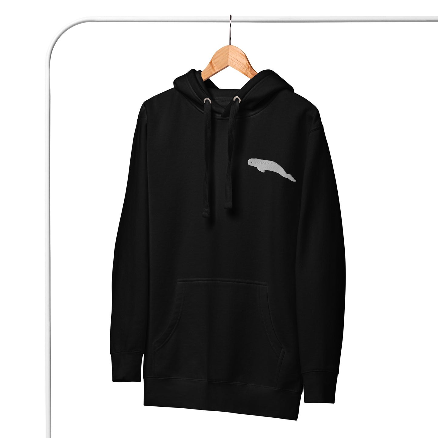 Beluga Whale Unisex Hoodie