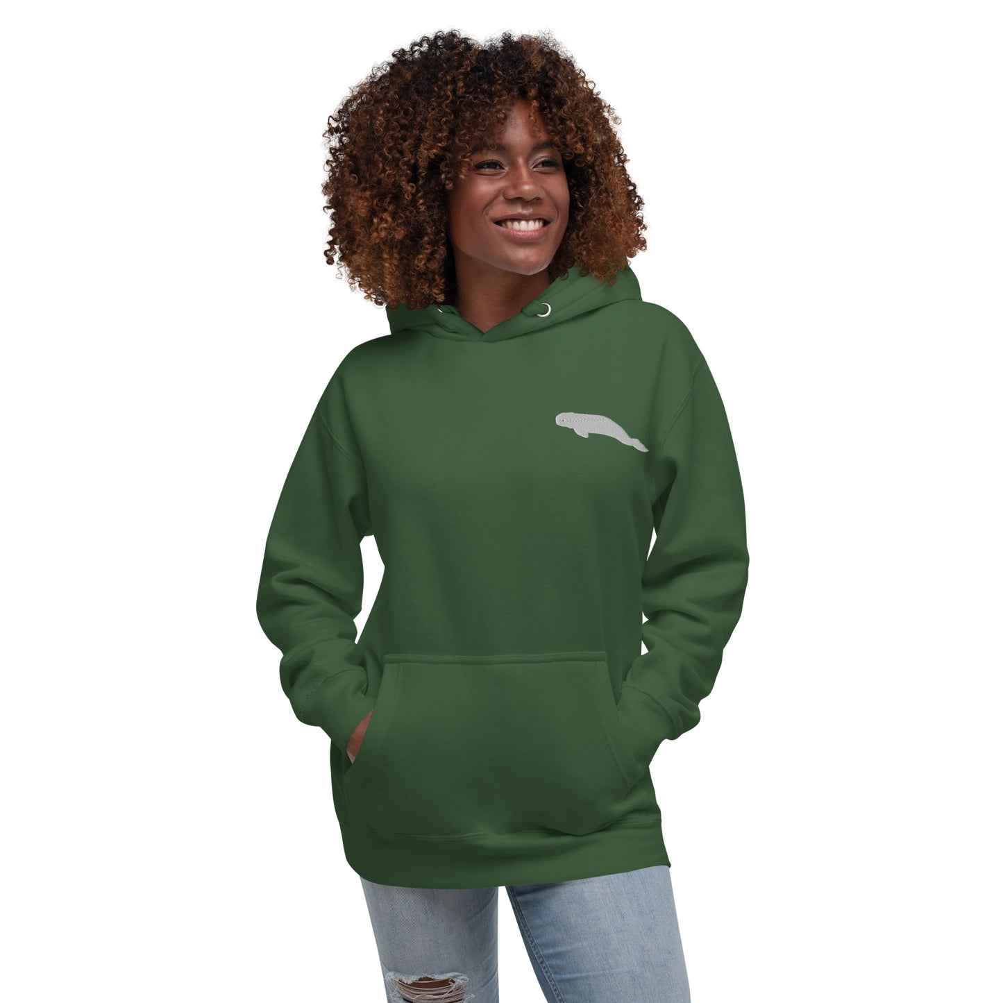 Beluga Whale Unisex Hoodie