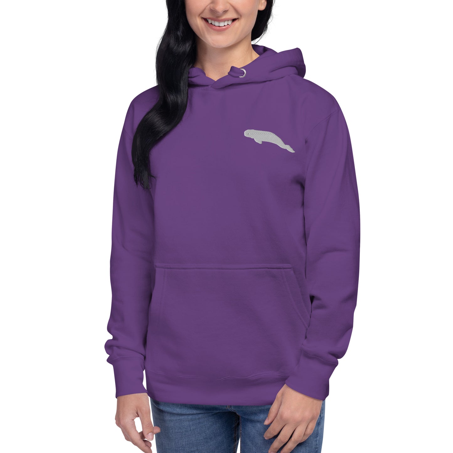 Beluga Whale Unisex Hoodie