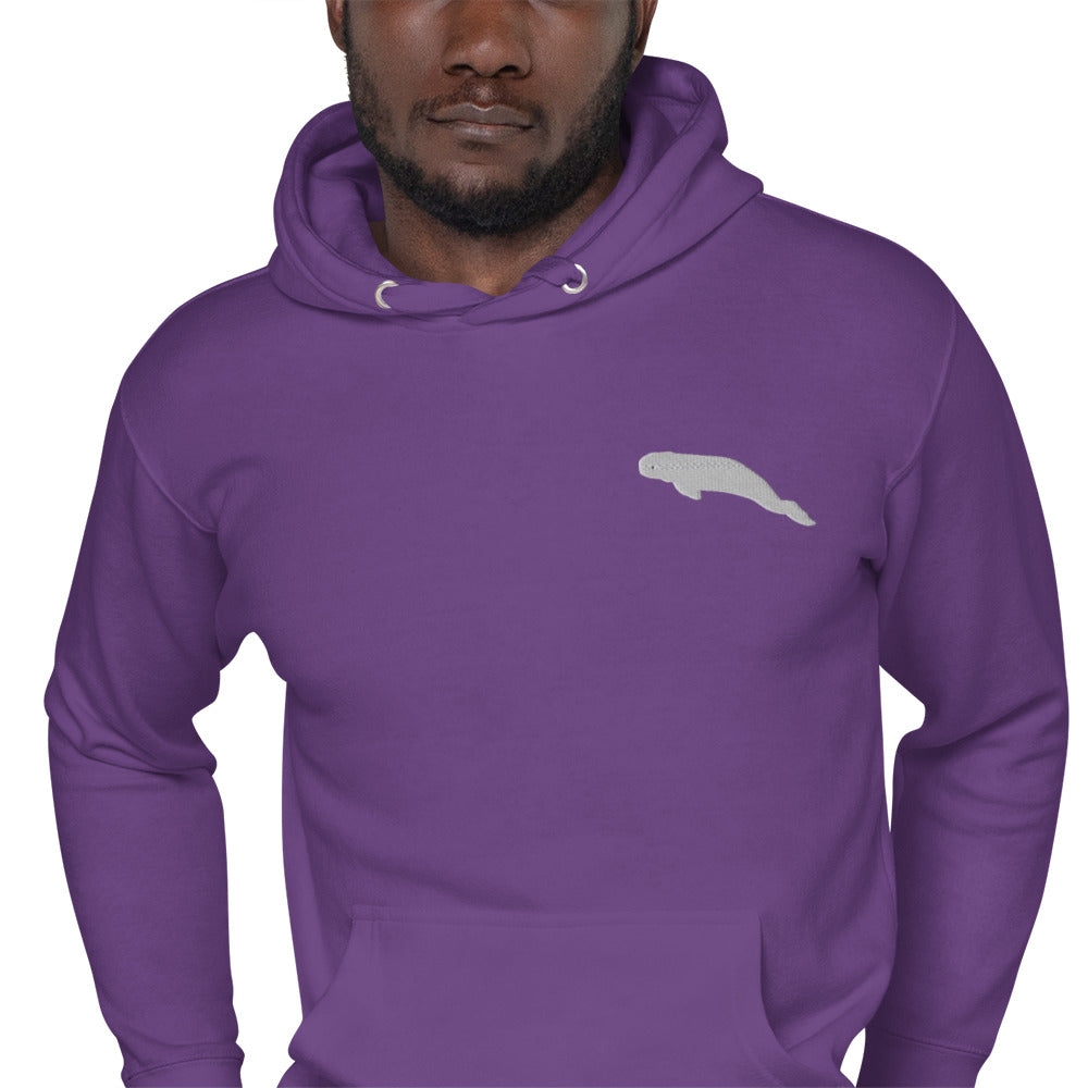 Beluga Whale Unisex Hoodie