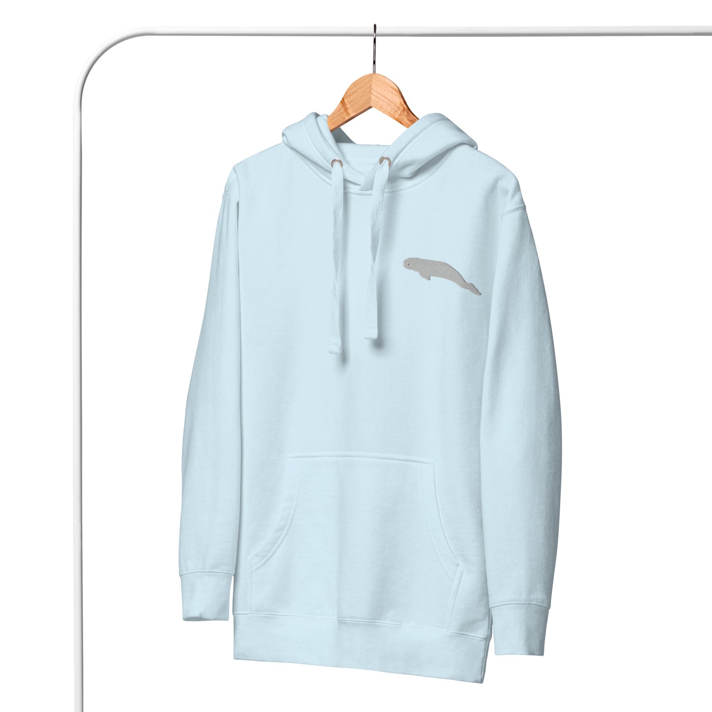 Beluga Whale Unisex Hoodie