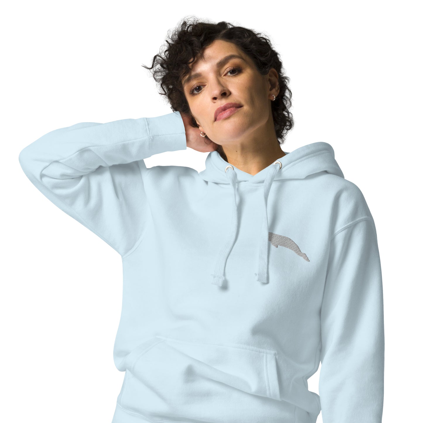 Beluga Whale Unisex Hoodie