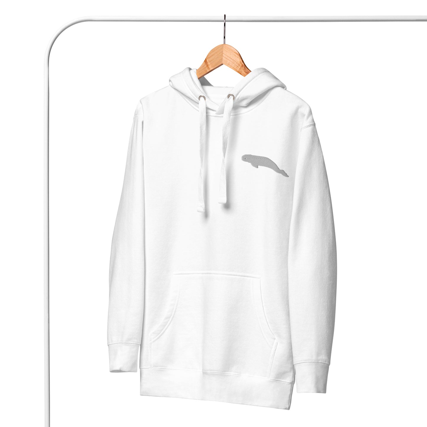 Beluga Whale Unisex Hoodie