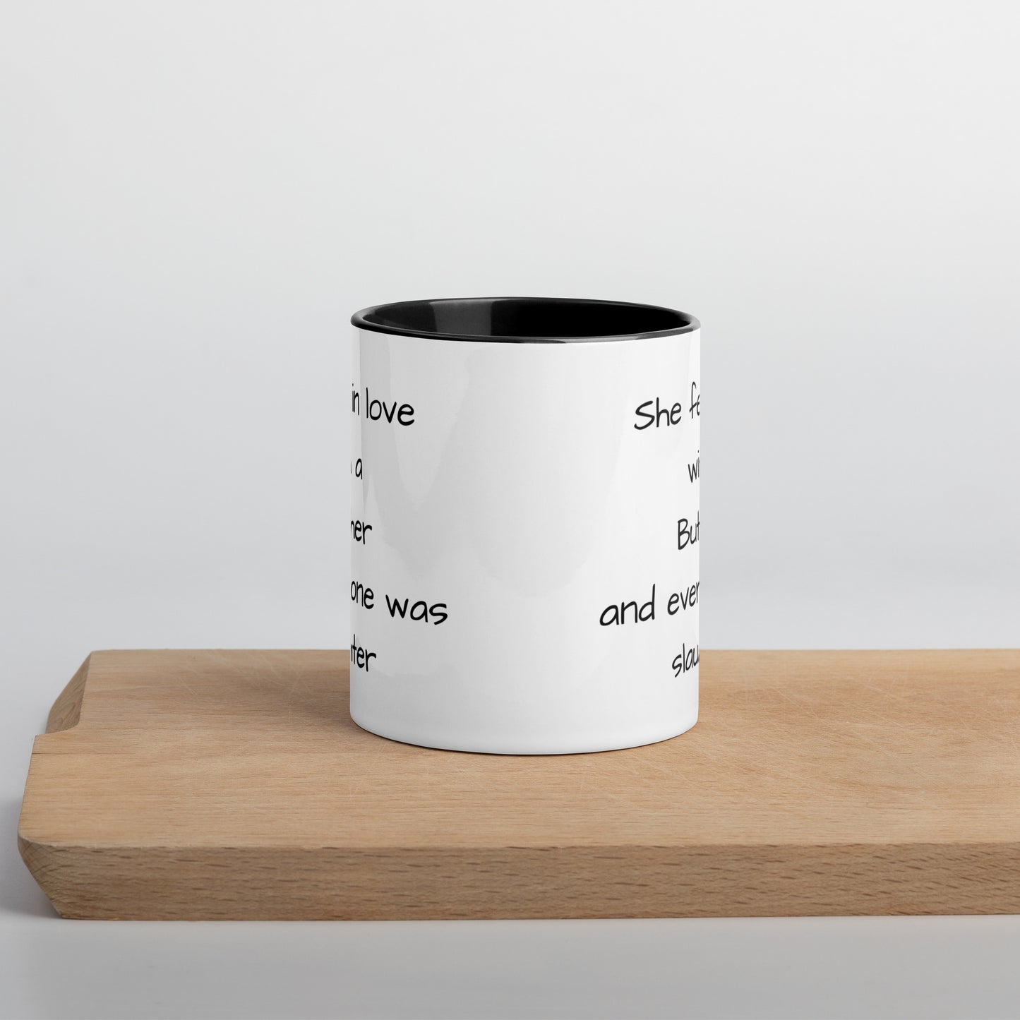 Butcher Mug with Color Inside