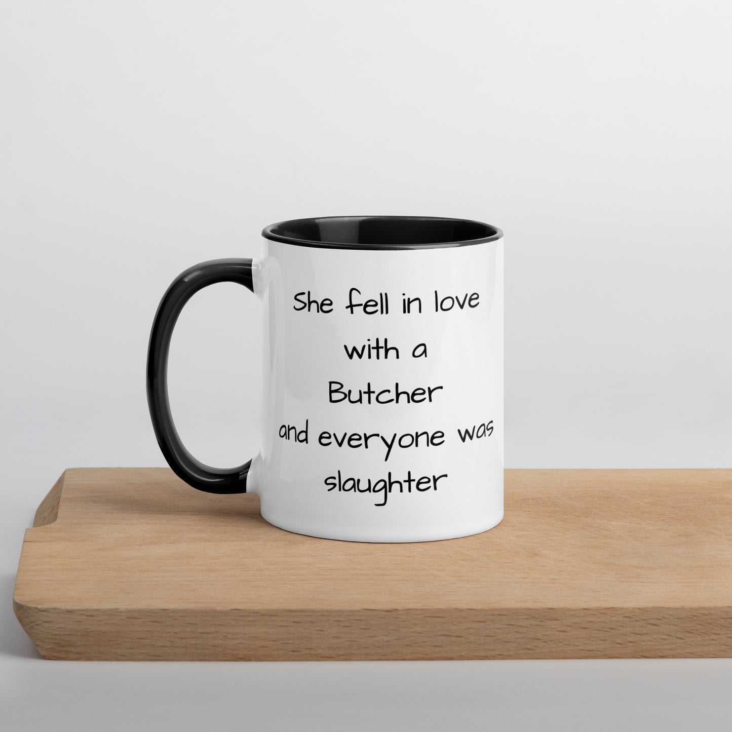 Butcher Mug with Color Inside