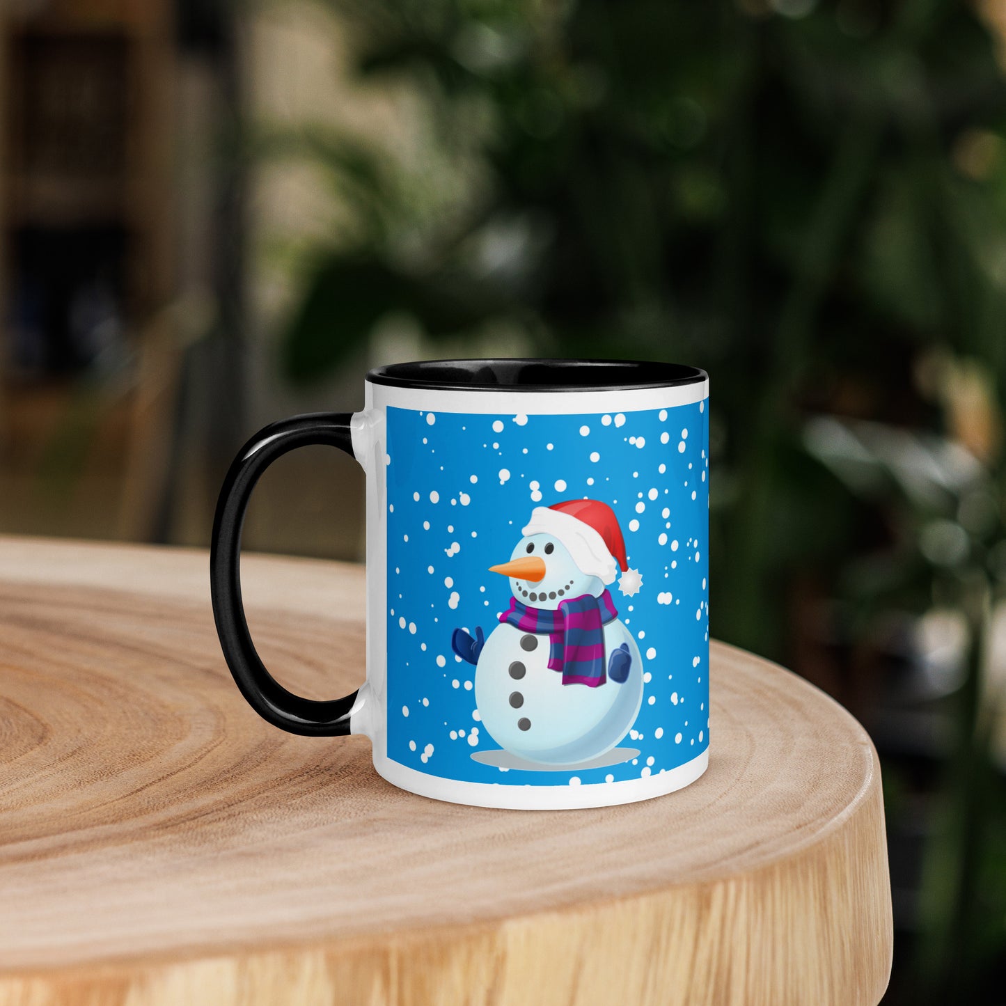 SnowMen Mug with Colour Inside