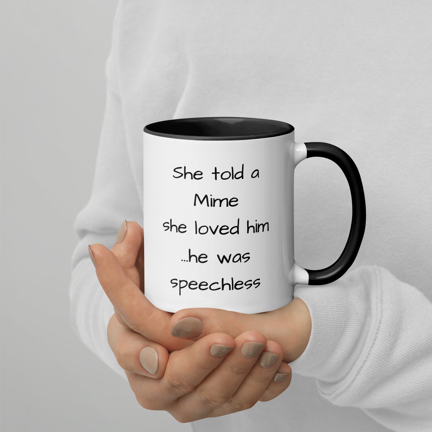 Mime Mug with Color Inside