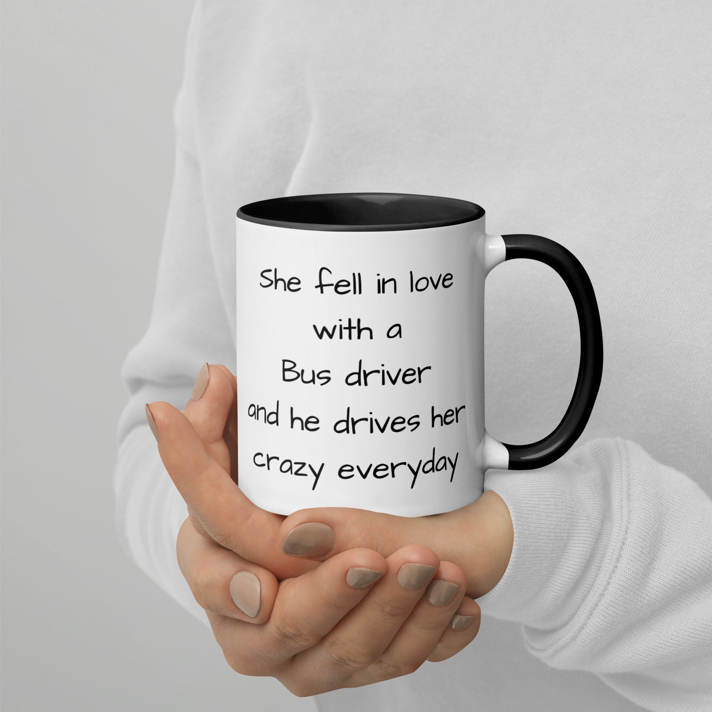 Bus Driver Mug with Color Inside