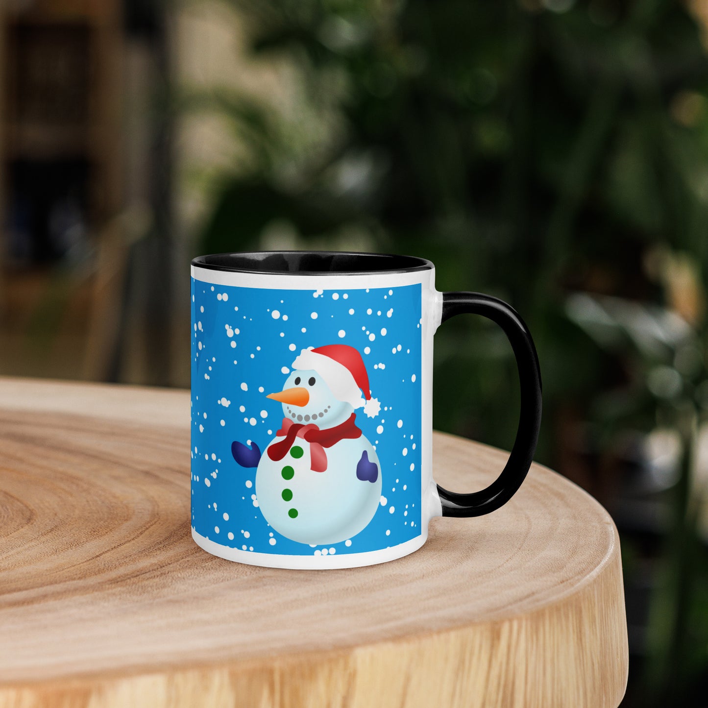 SnowMen Mug with Colour Inside