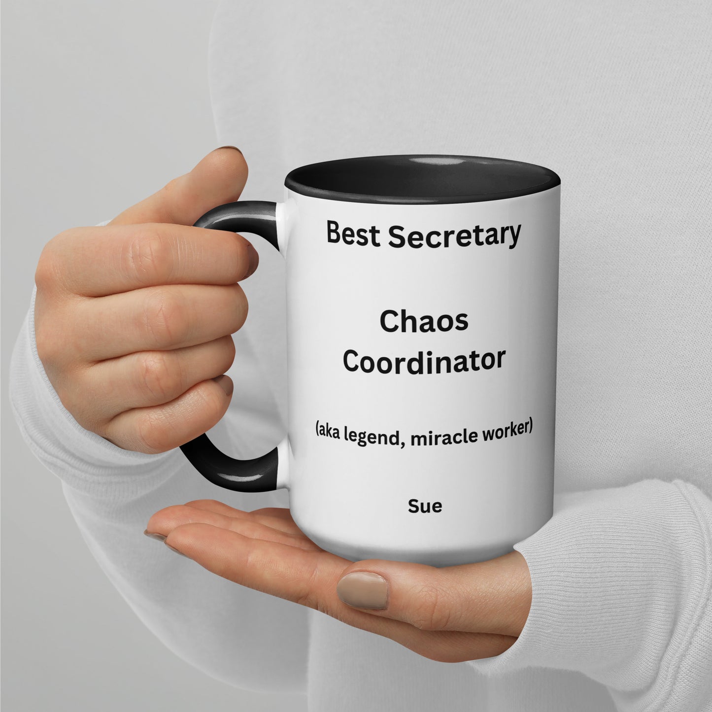 Personalised Surgical Secretary Mug with Colour Inside