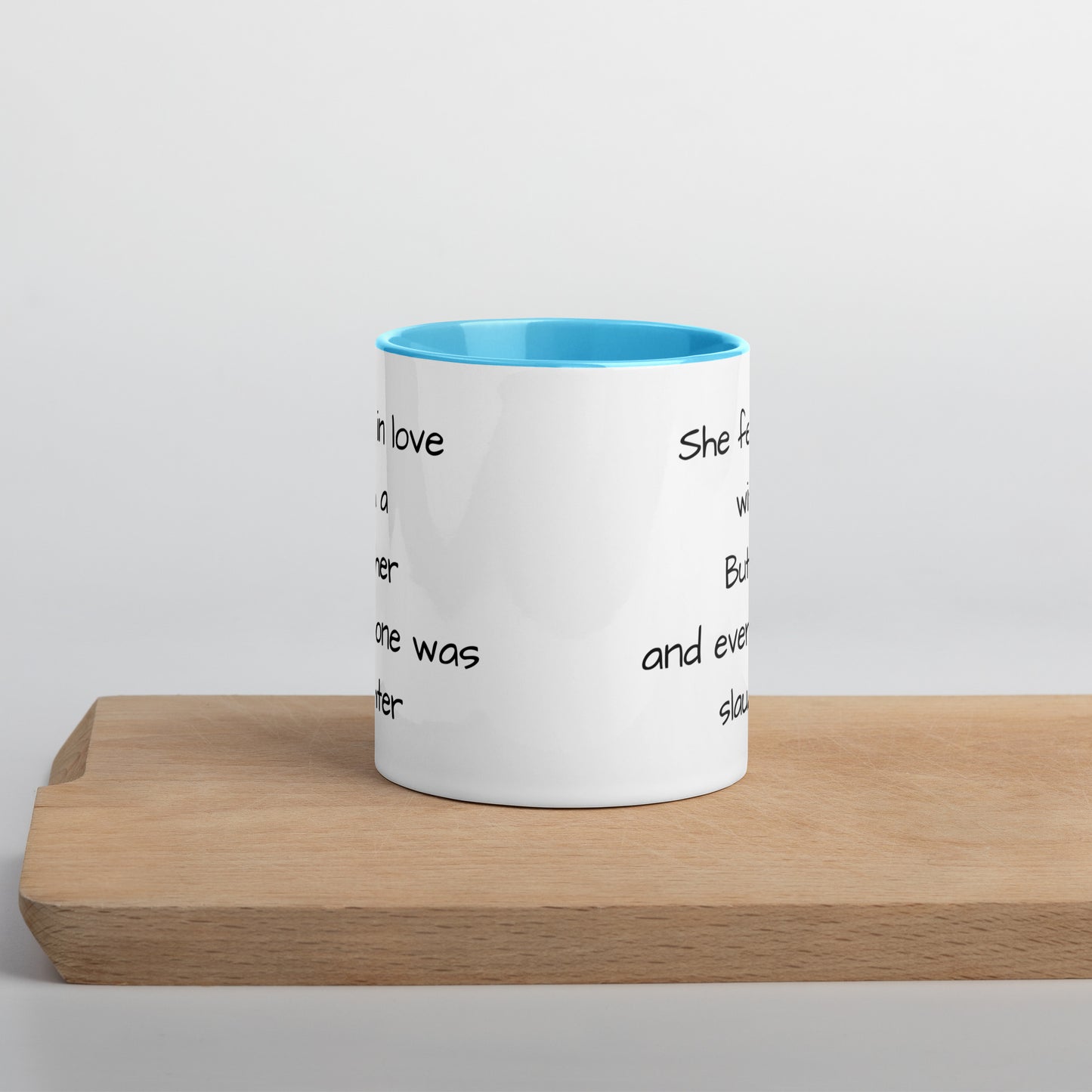 Butcher Mug with Color Inside