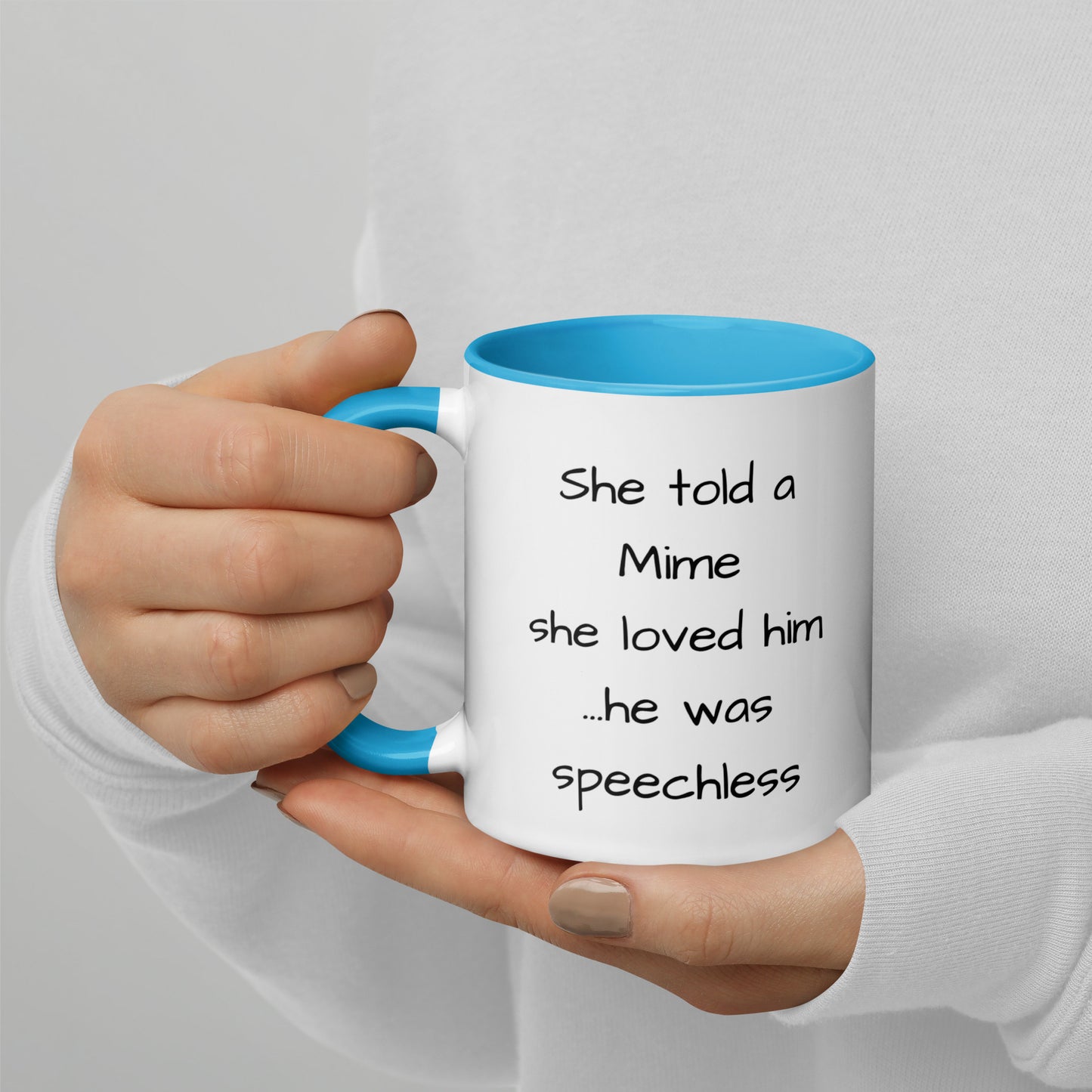 Mime Mug with Color Inside