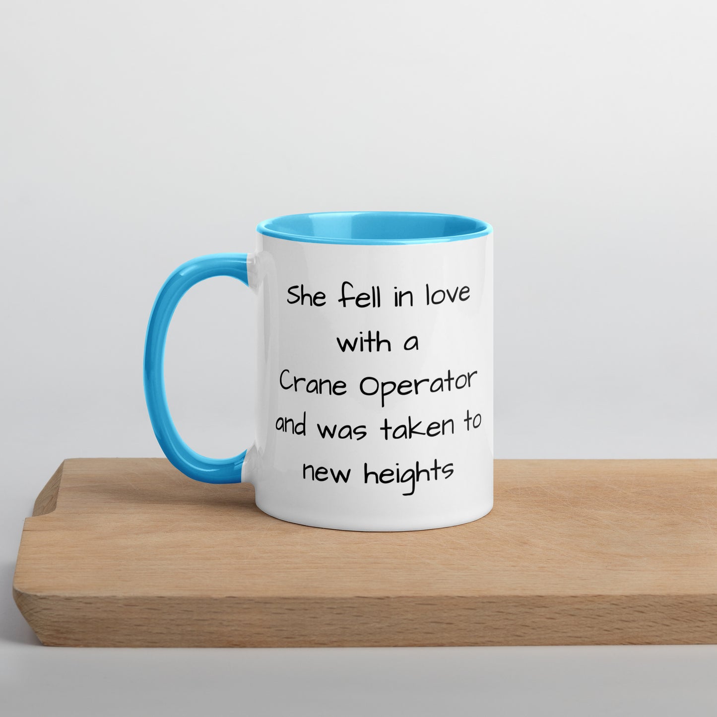 Crane Operator Mug with Color Inside