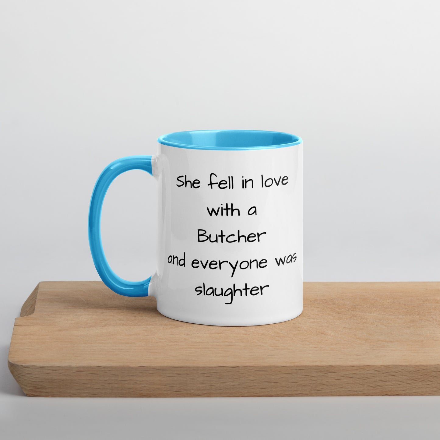 Butcher Mug with Color Inside