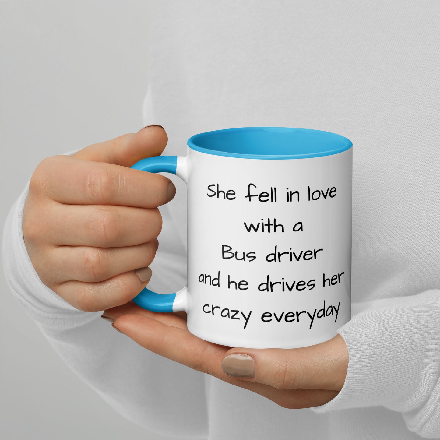 Bus Driver Mug with Color Inside