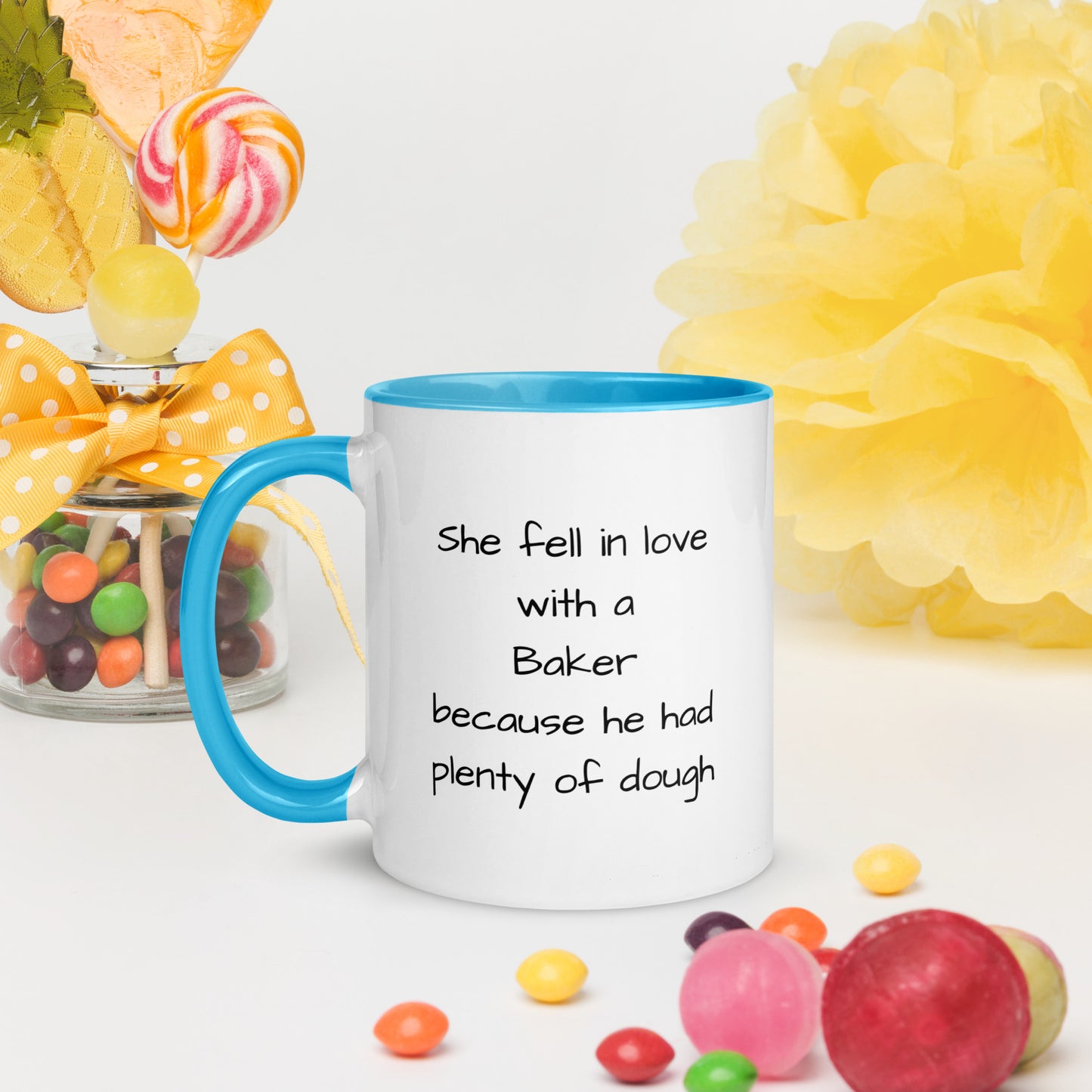 Baker Mug with Color Inside