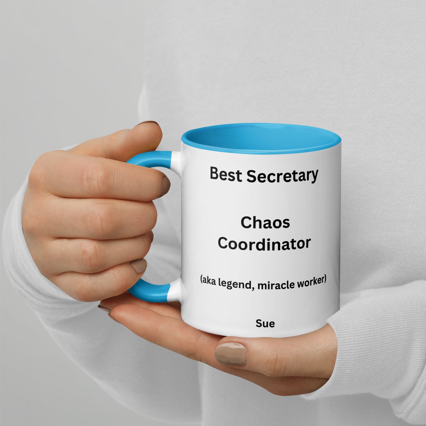 Personalised Surgical Secretary Mug with Colour Inside