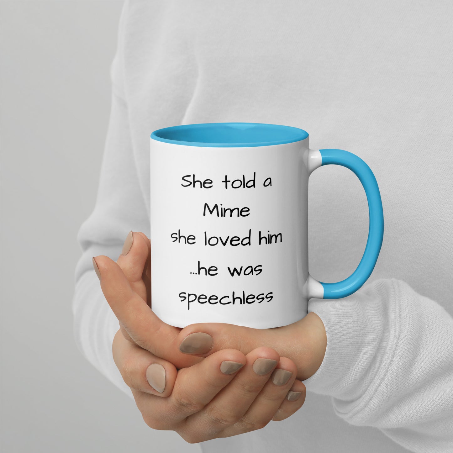 Mime Mug with Color Inside