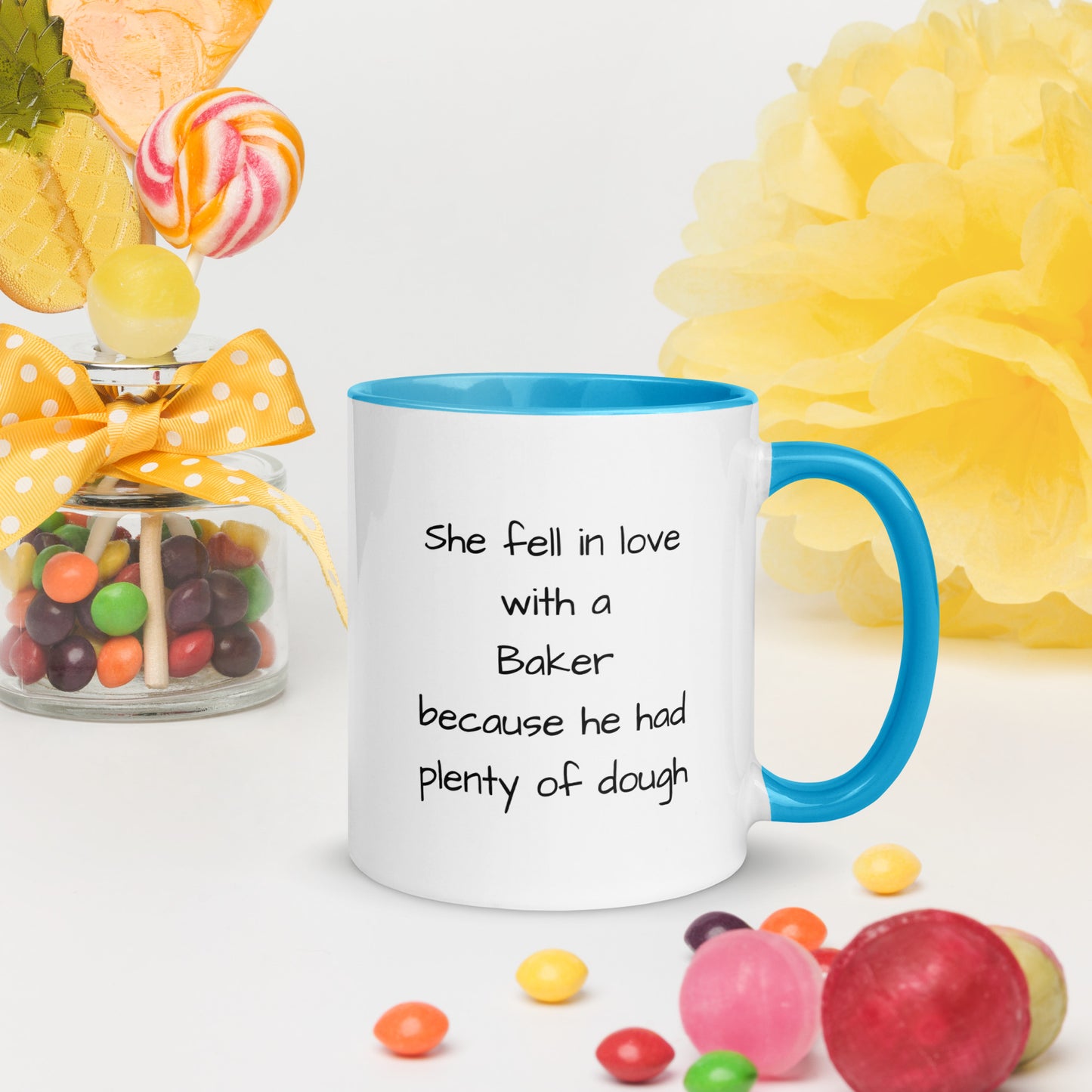 Baker Mug with Color Inside